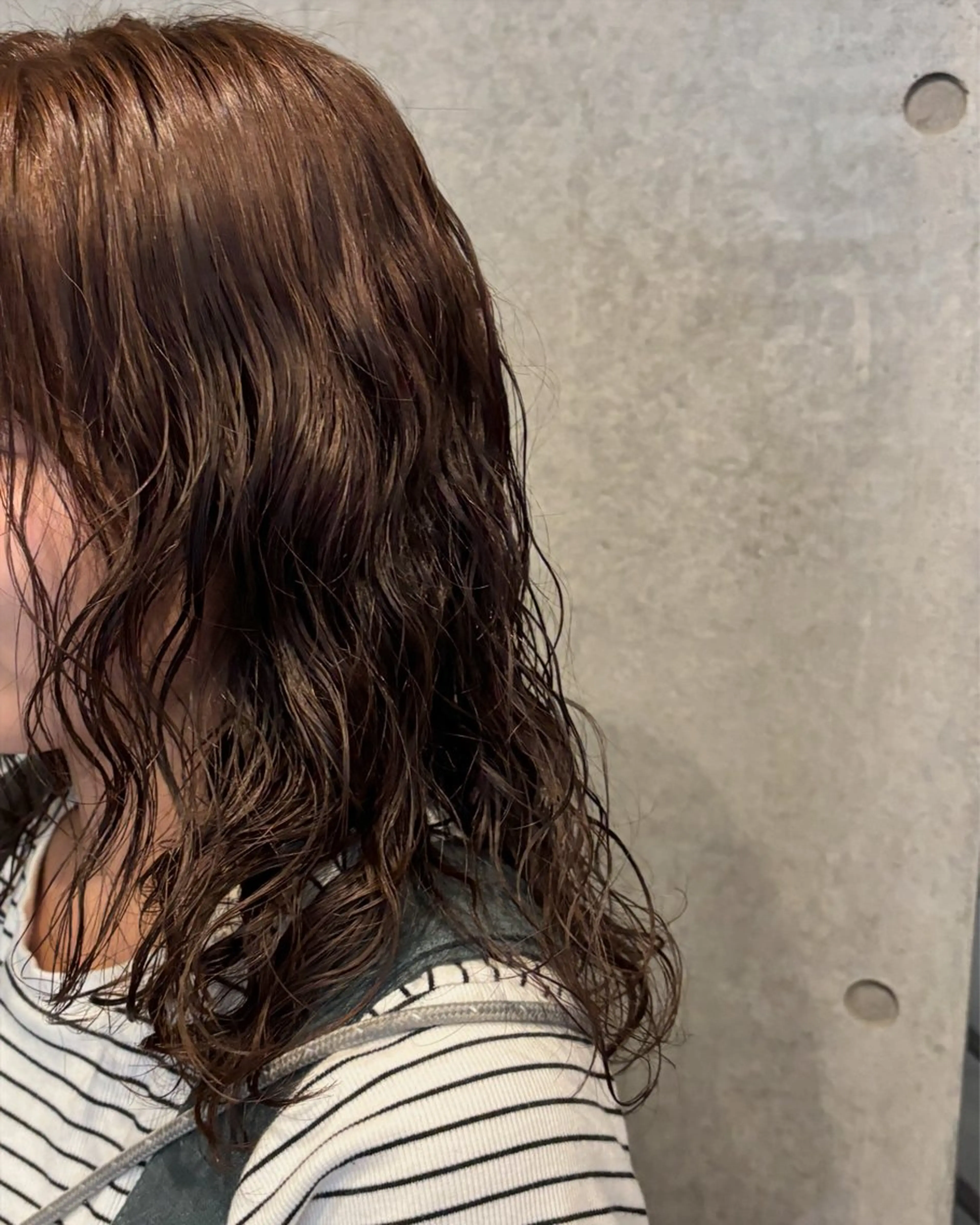 ミディアム パーマ カット パーマ トリートメント noa ☪︎のヘアスタイル