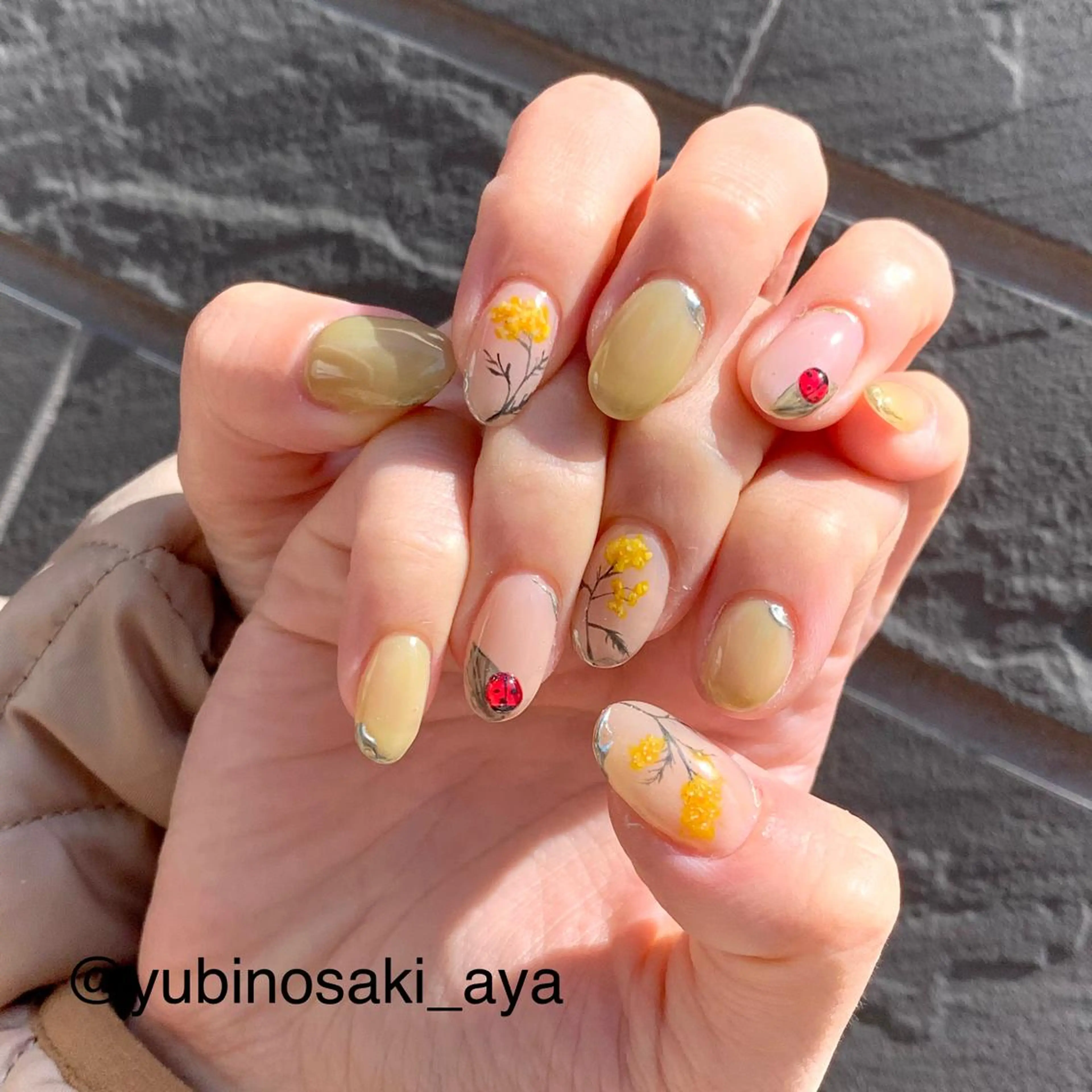 ネイル ハンドネイル フットネイル ゆびノさき茨木店 ニュアンス/アートのネイルデザイン