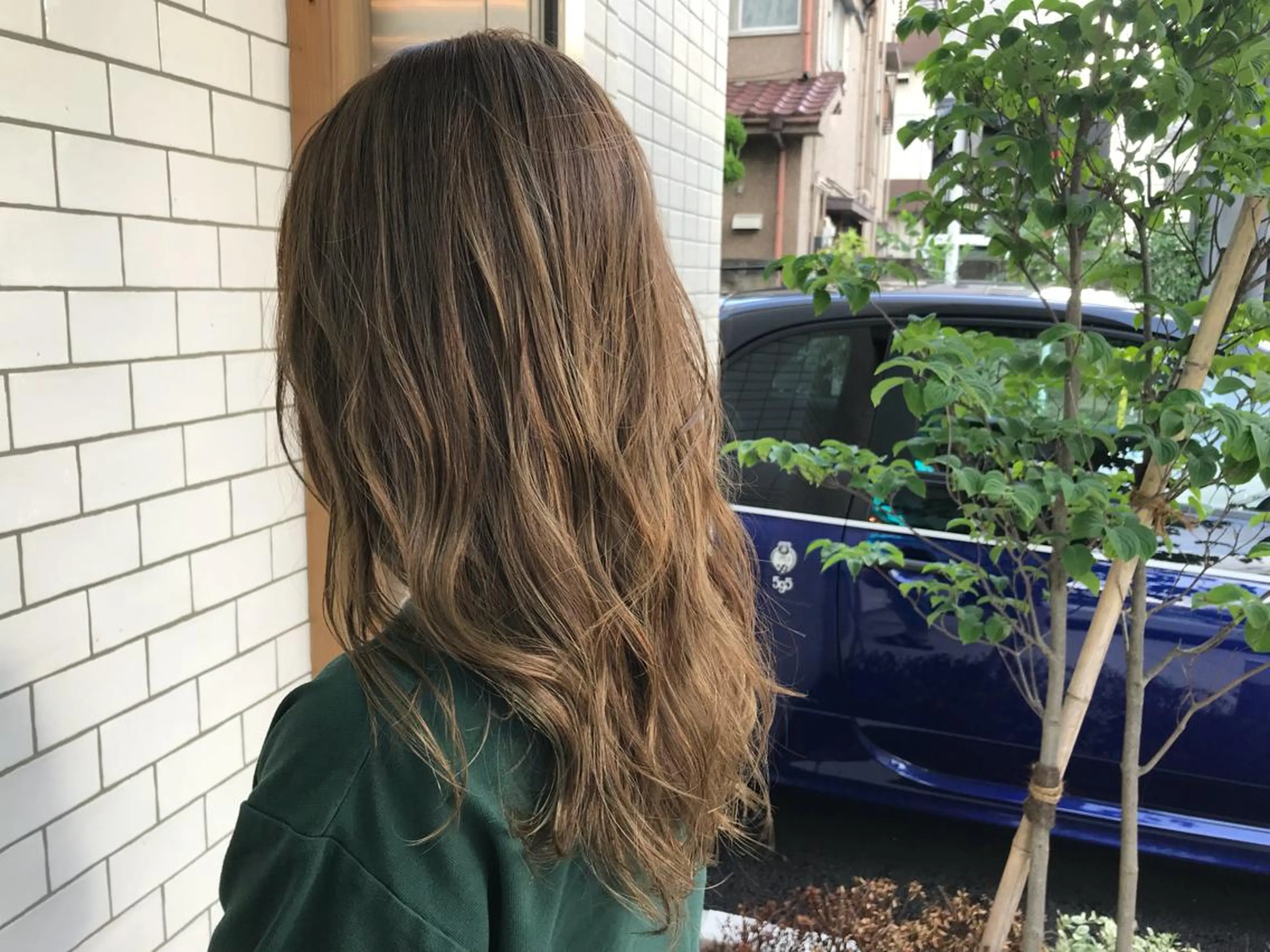 ロング カラー ベージュカラー ブラウンカラー 竹嶌 健吾のヘアスタイル