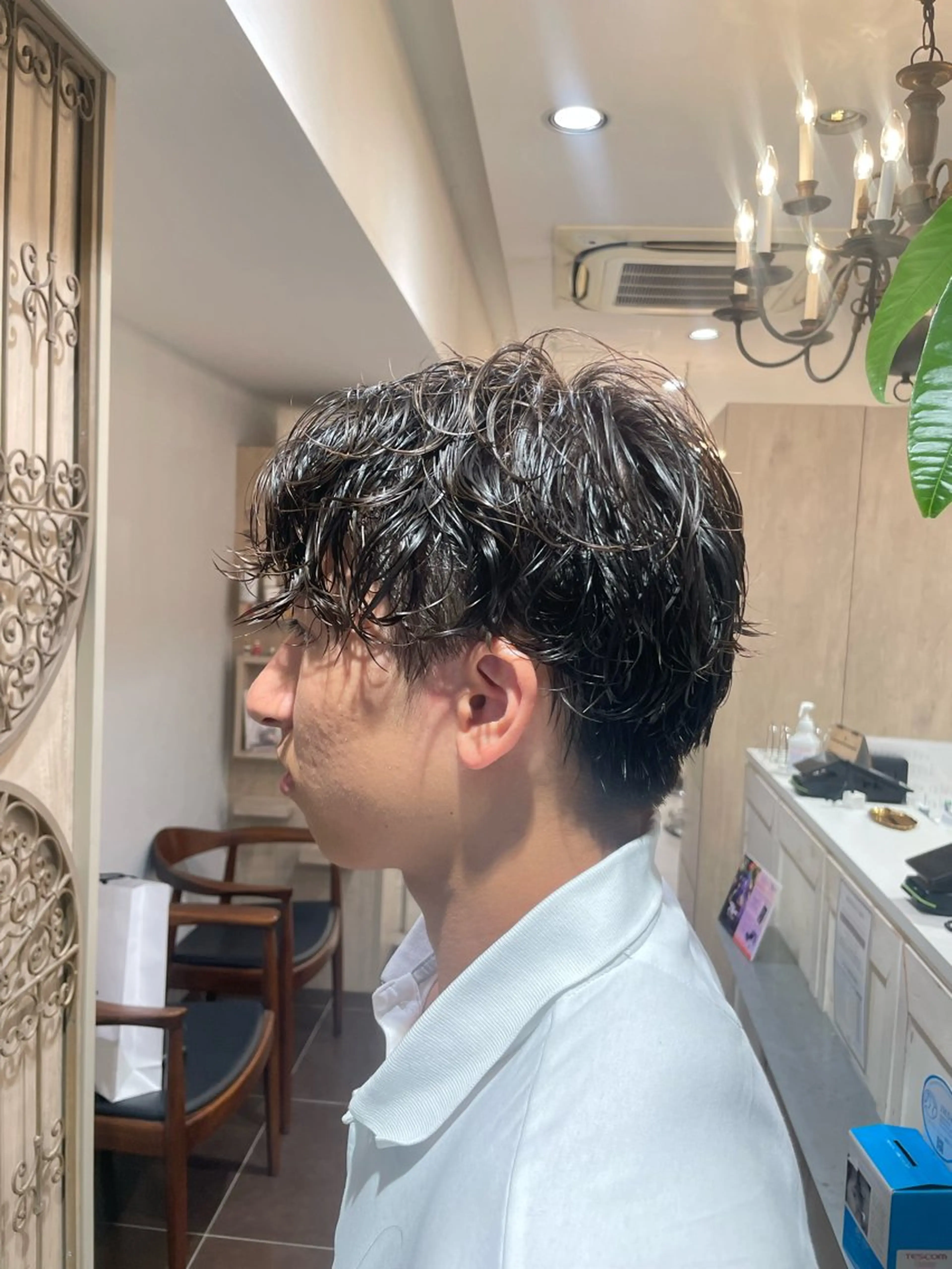 パーマ ナカタ ユウナのヘアスタイル