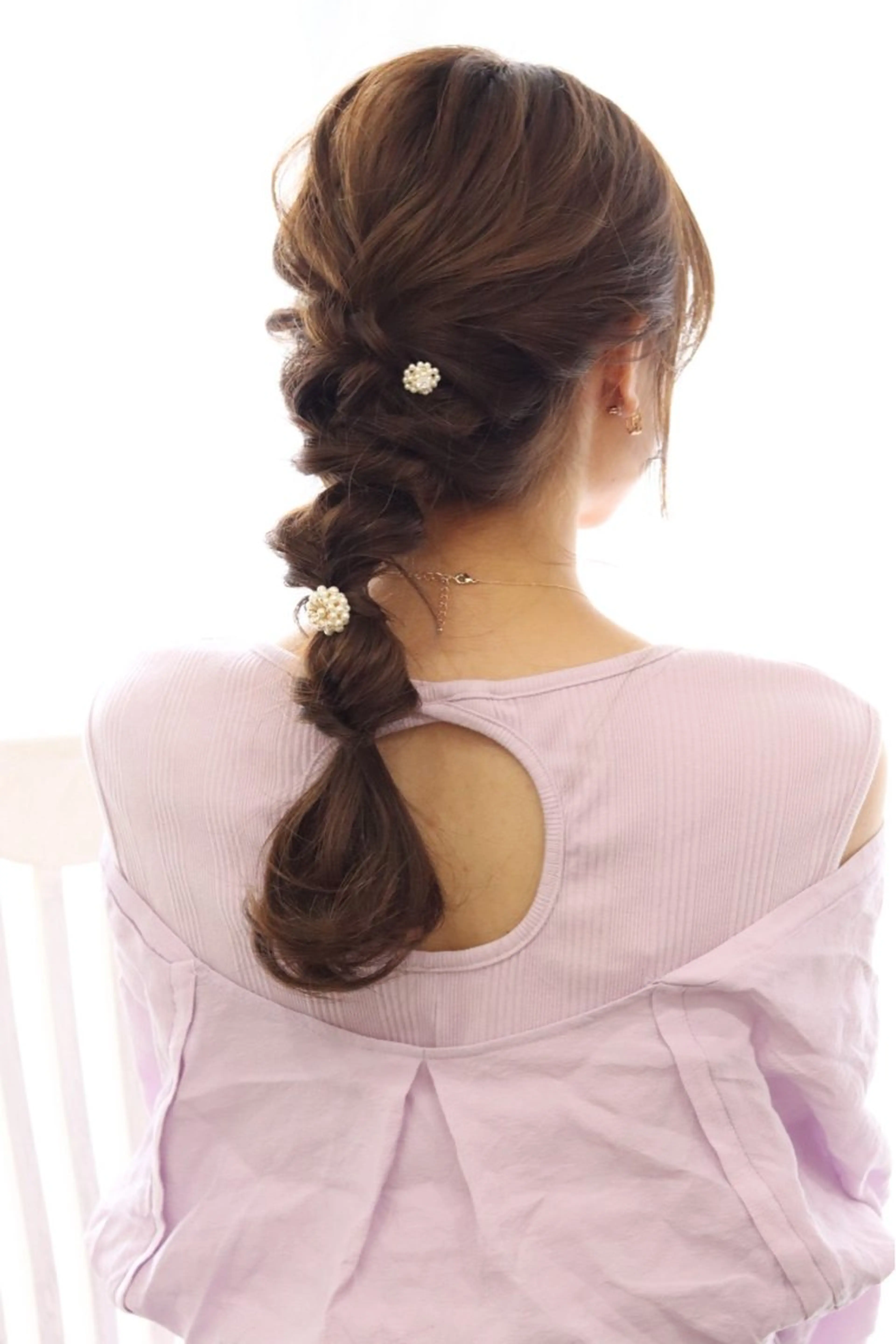 ロング ヘアアレンジ 榎戸 怜真のヘアスタイル