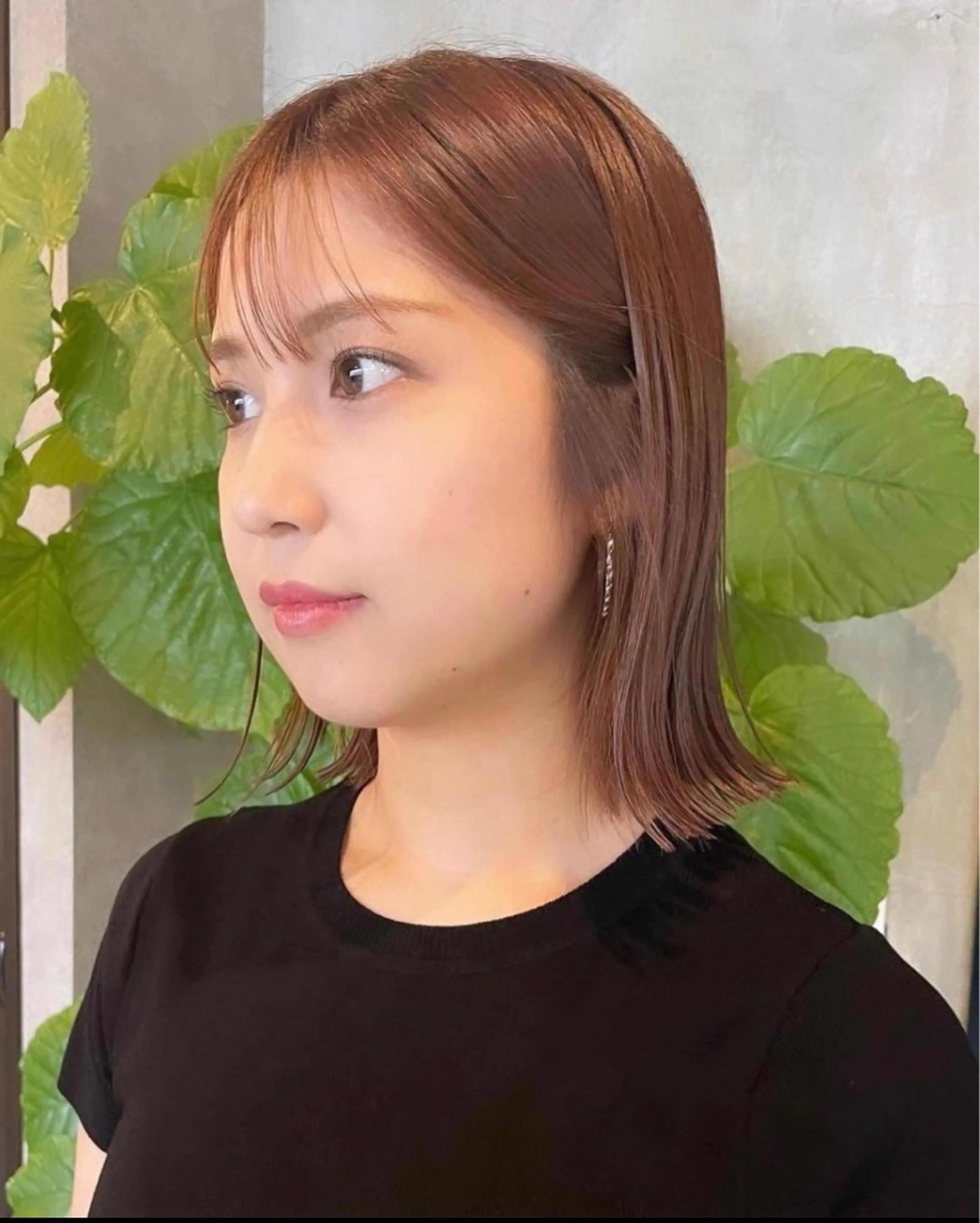 ミディアム カラー risako🇰🇷 韓国ヘア/レイヤーのヘアスタイル