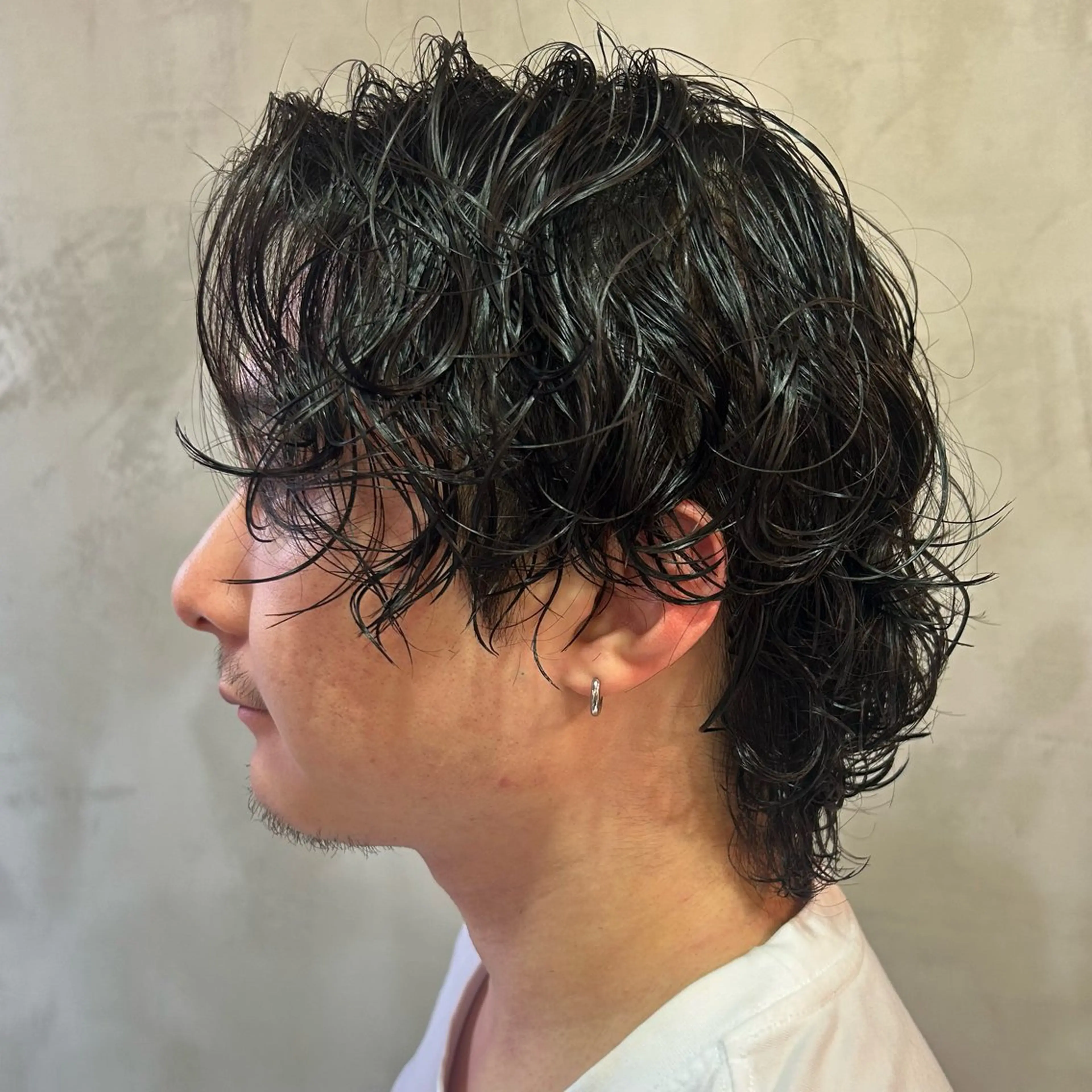 メンズ KUMA🧸インナー /メンズパーマのヘアスタイル