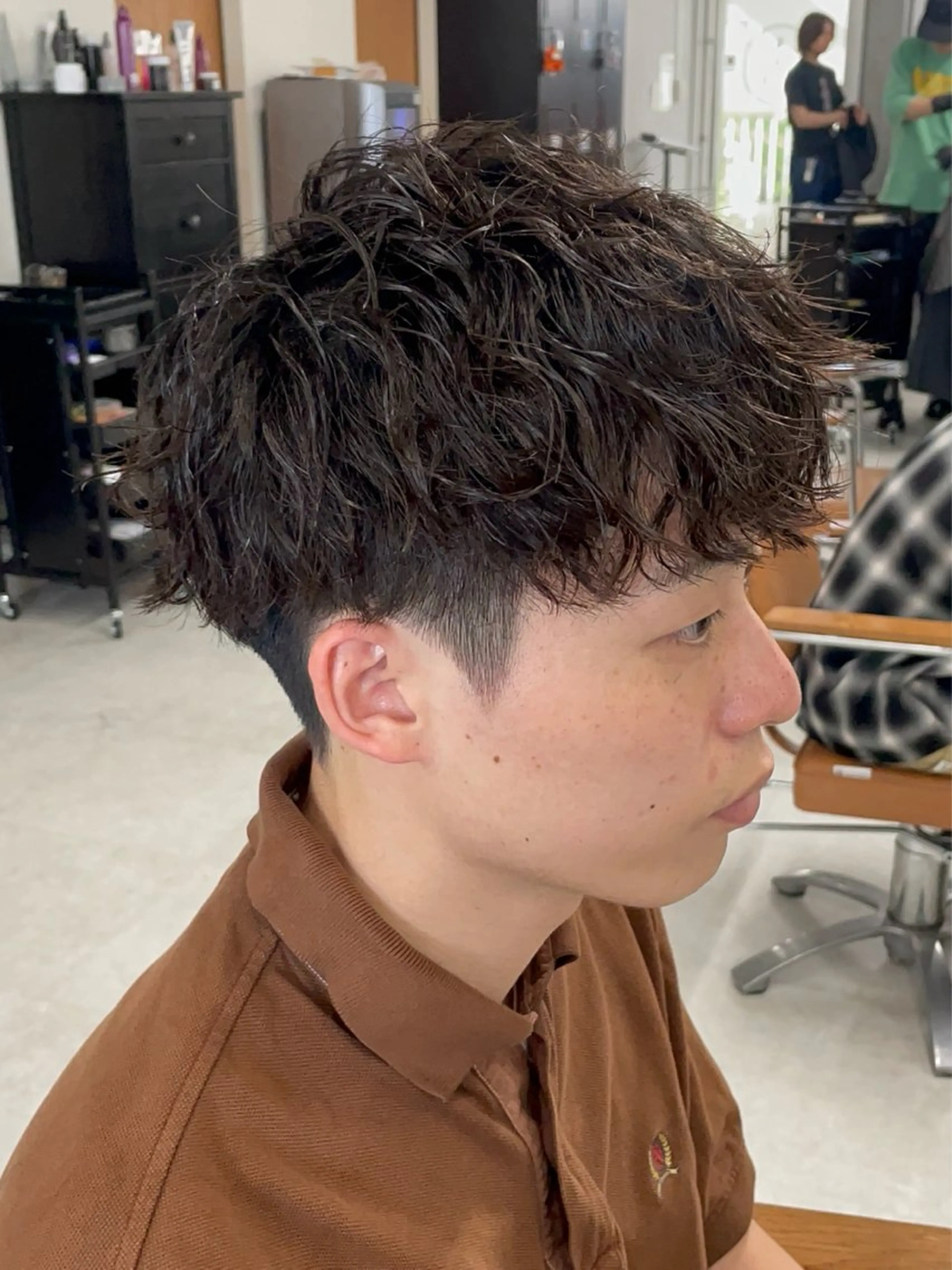 パーマ メンズ メンズモテパーマ💙 fuwaのヘアスタイル