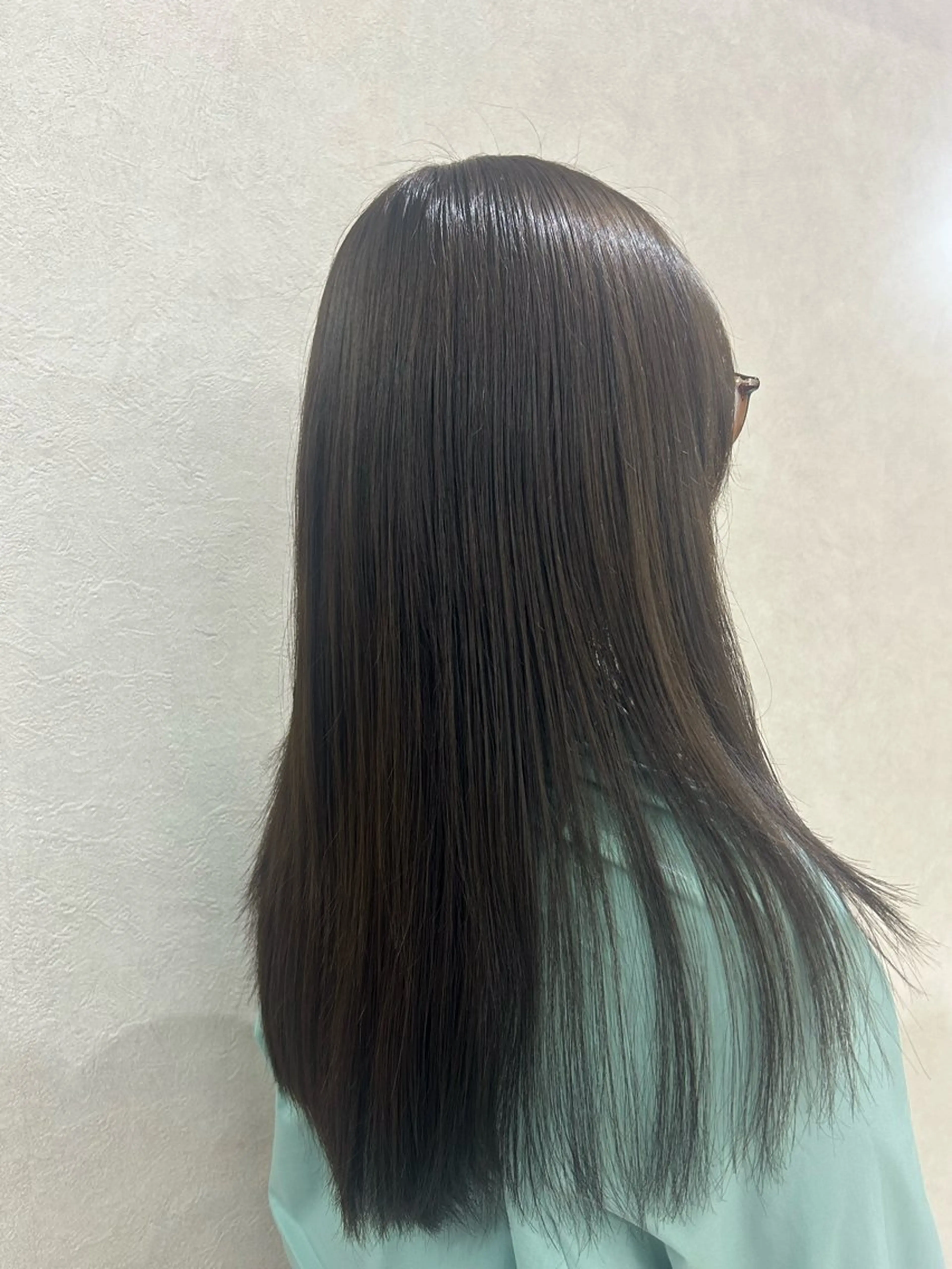 セミロング カラー 透明感カラー イルミナカラー 匠 hairのヘアスタイル