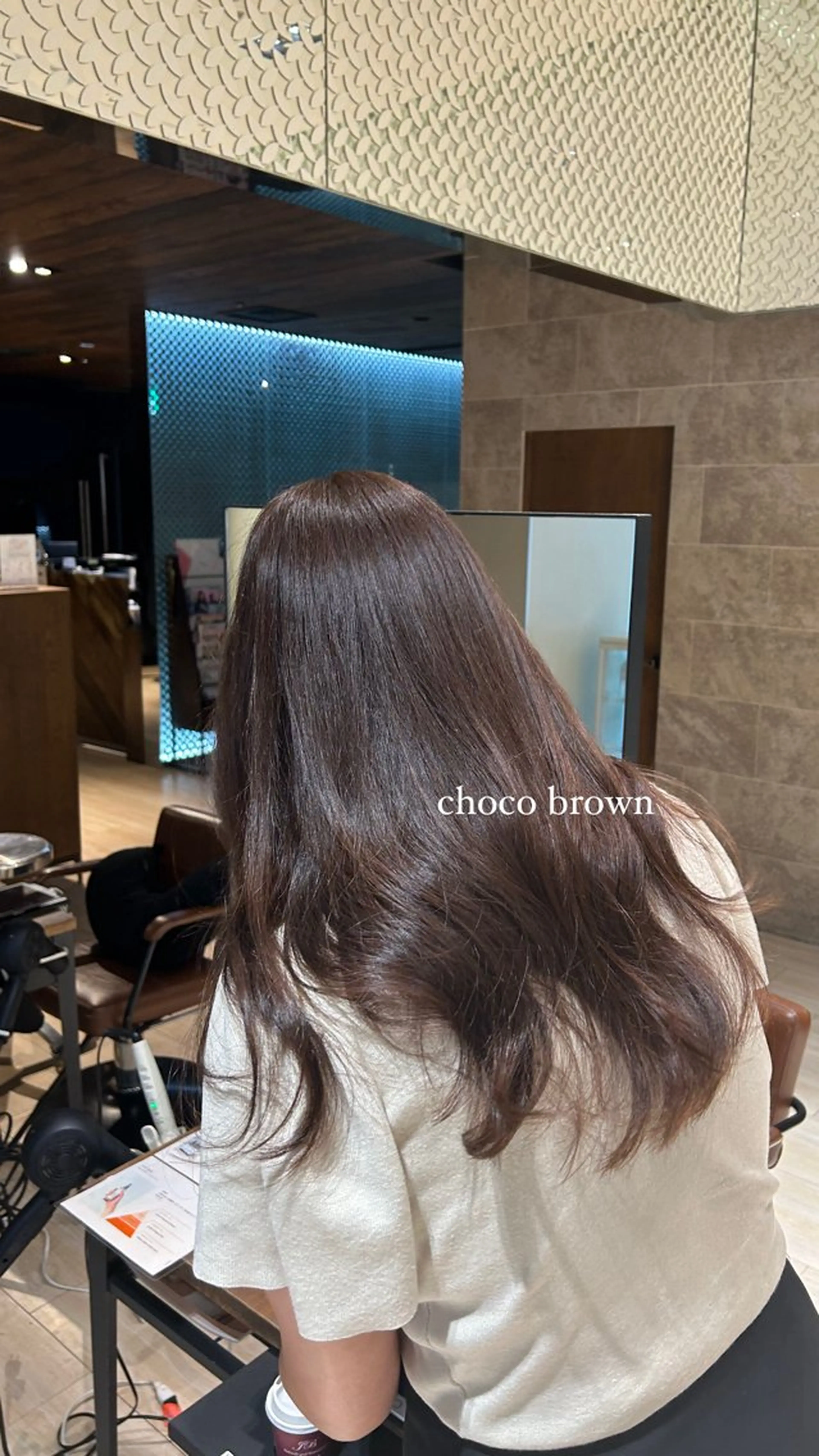 ロング ヘアカラー トリートメント 韓国ヘア/顔周り ヘアセット/加藤優里のヘアスタイル