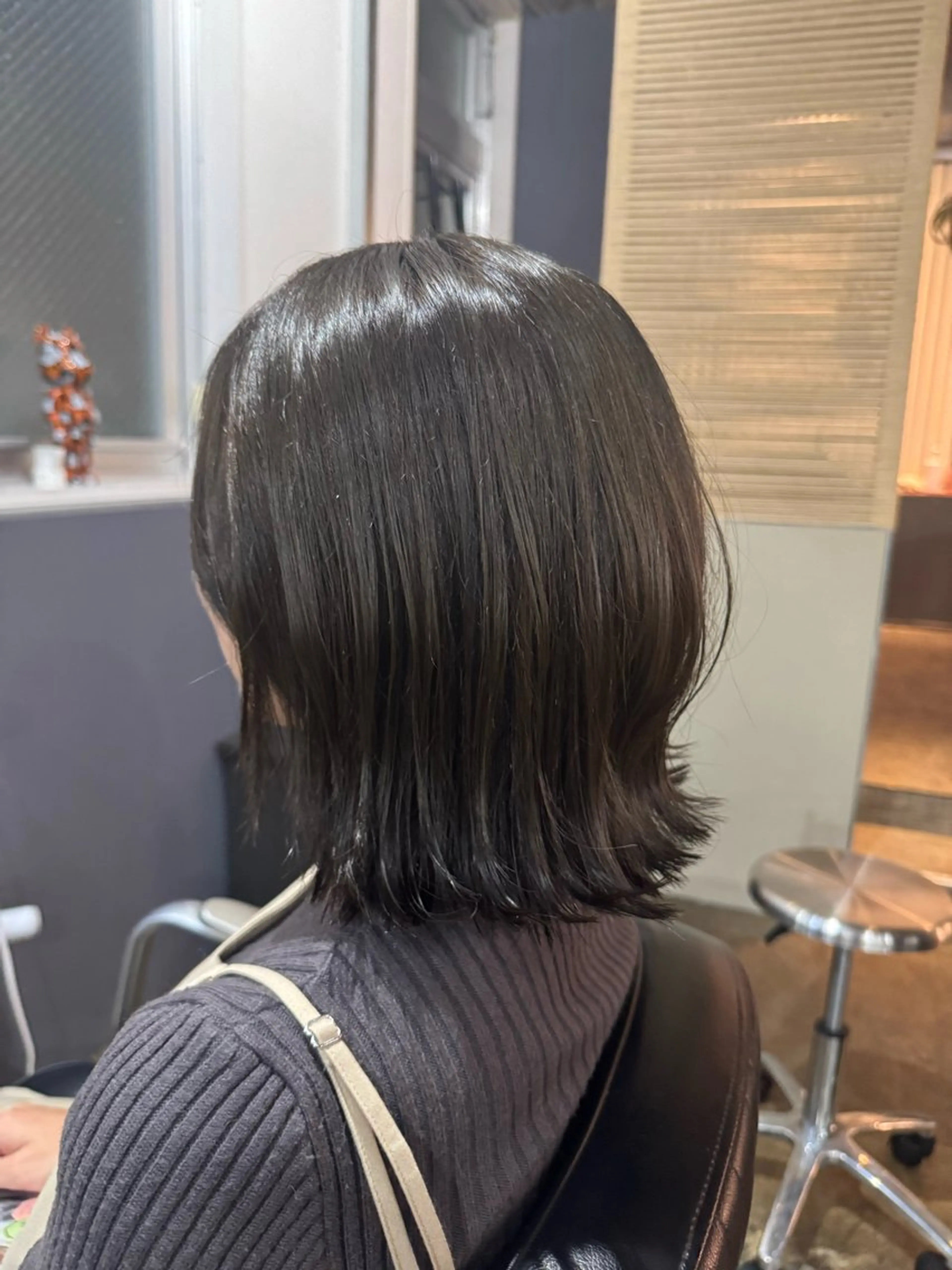 ミディアム カット ヘアカラー トリートメント くせ毛多毛特化 高橋　淳のヘアスタイル