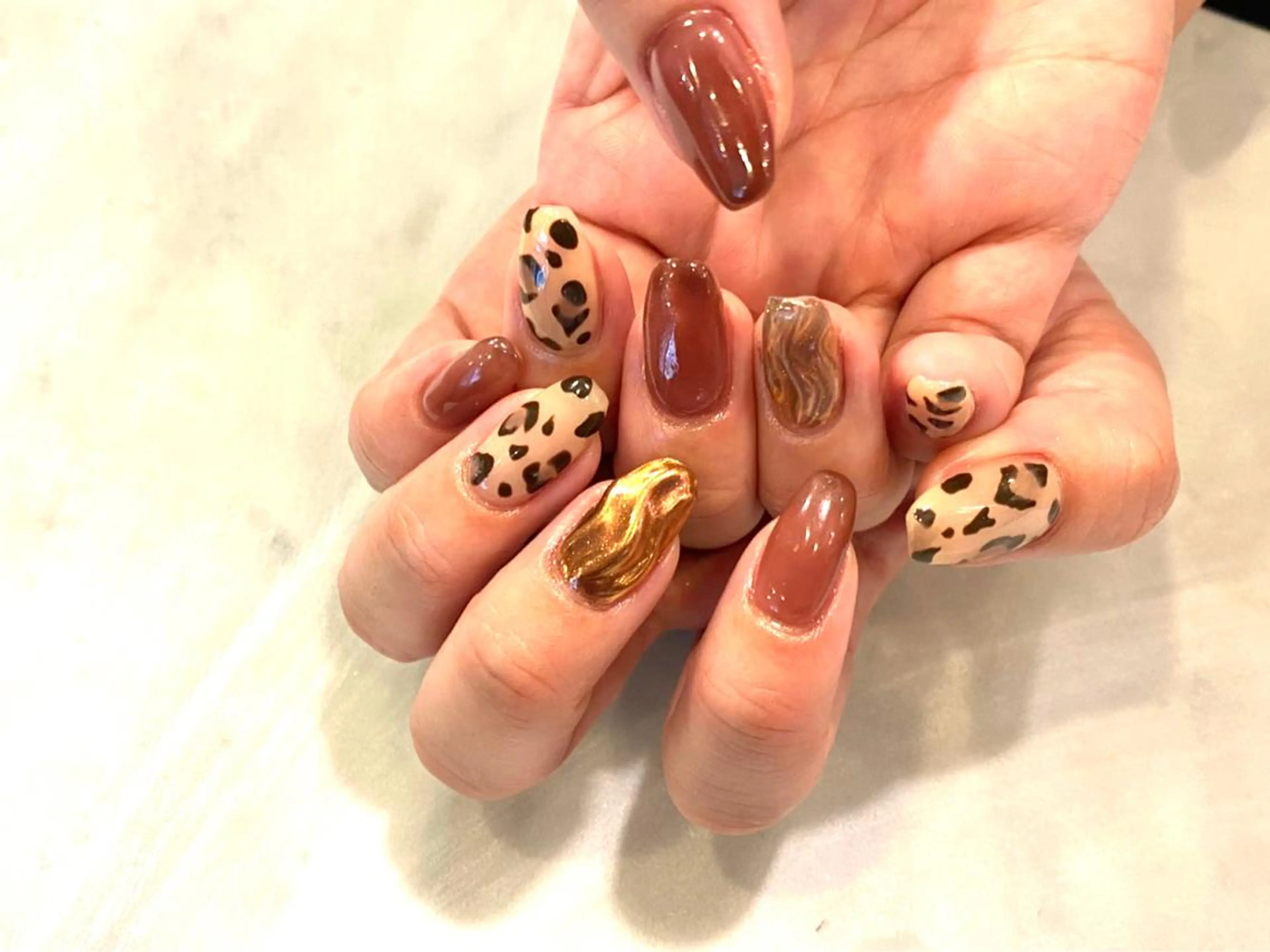 ネイル 持ち込み 水戸 彩夏のネイルデザイン