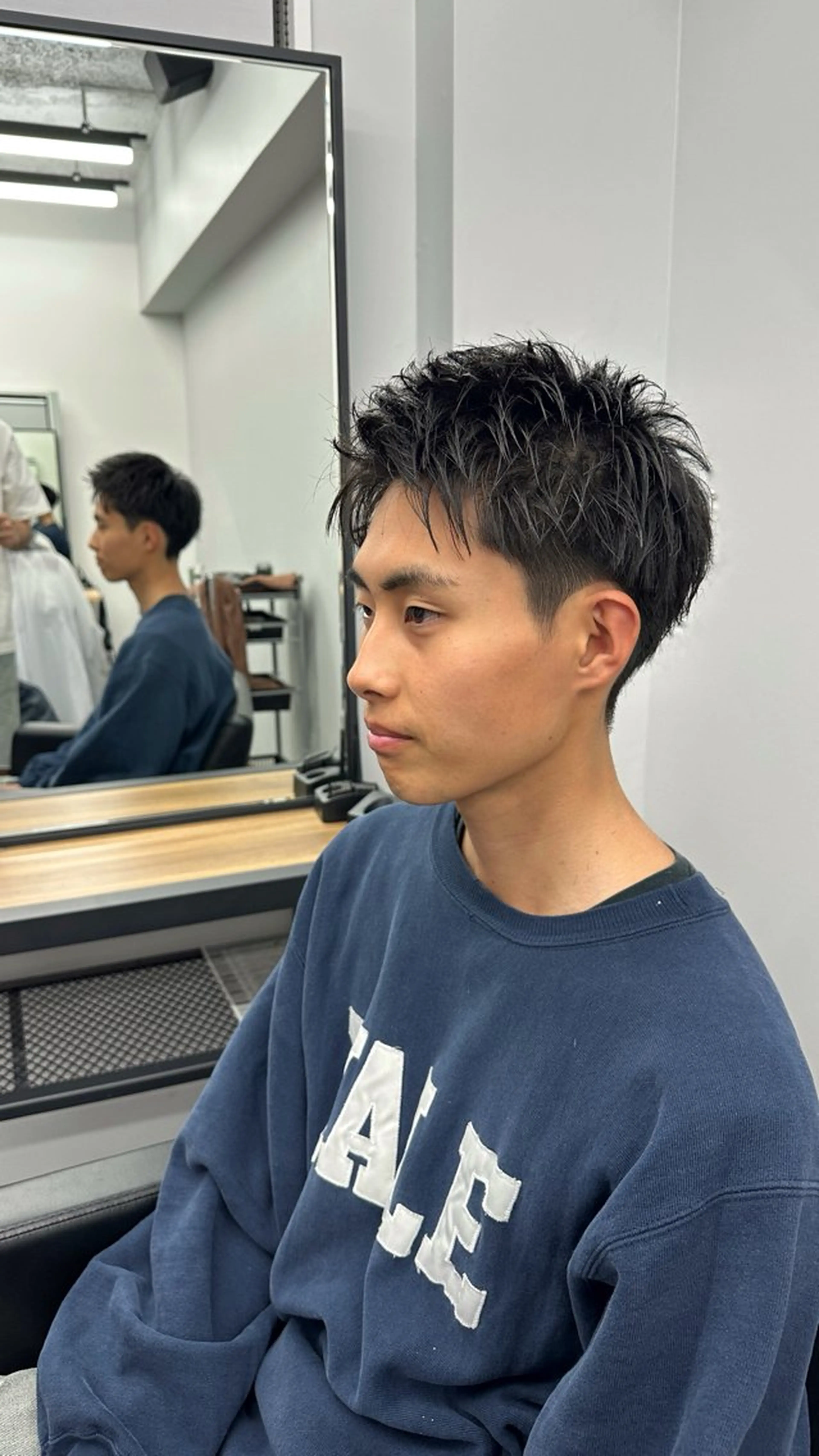 ショート カラー ヘアアレンジ メンズ フェードモデル限定 🔥高円寺Maiのヘアスタイル