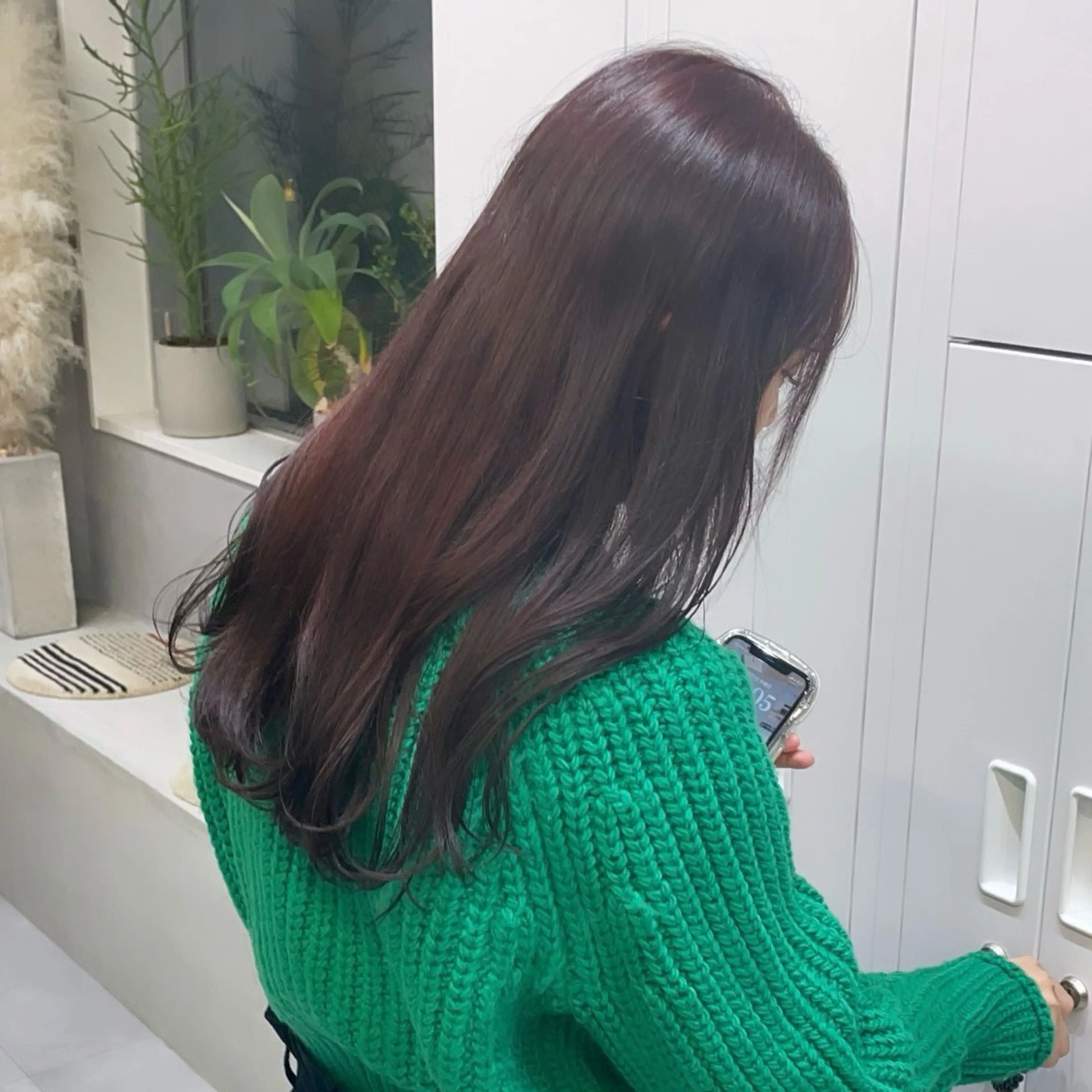 ロング カラー ブリーチ ブラウンカラー ダブルカラー ブリーチなしカラー ピンクカラー ヘアカラー Rui/透明感カラー 暖色/レイヤーカットのヘアスタイル