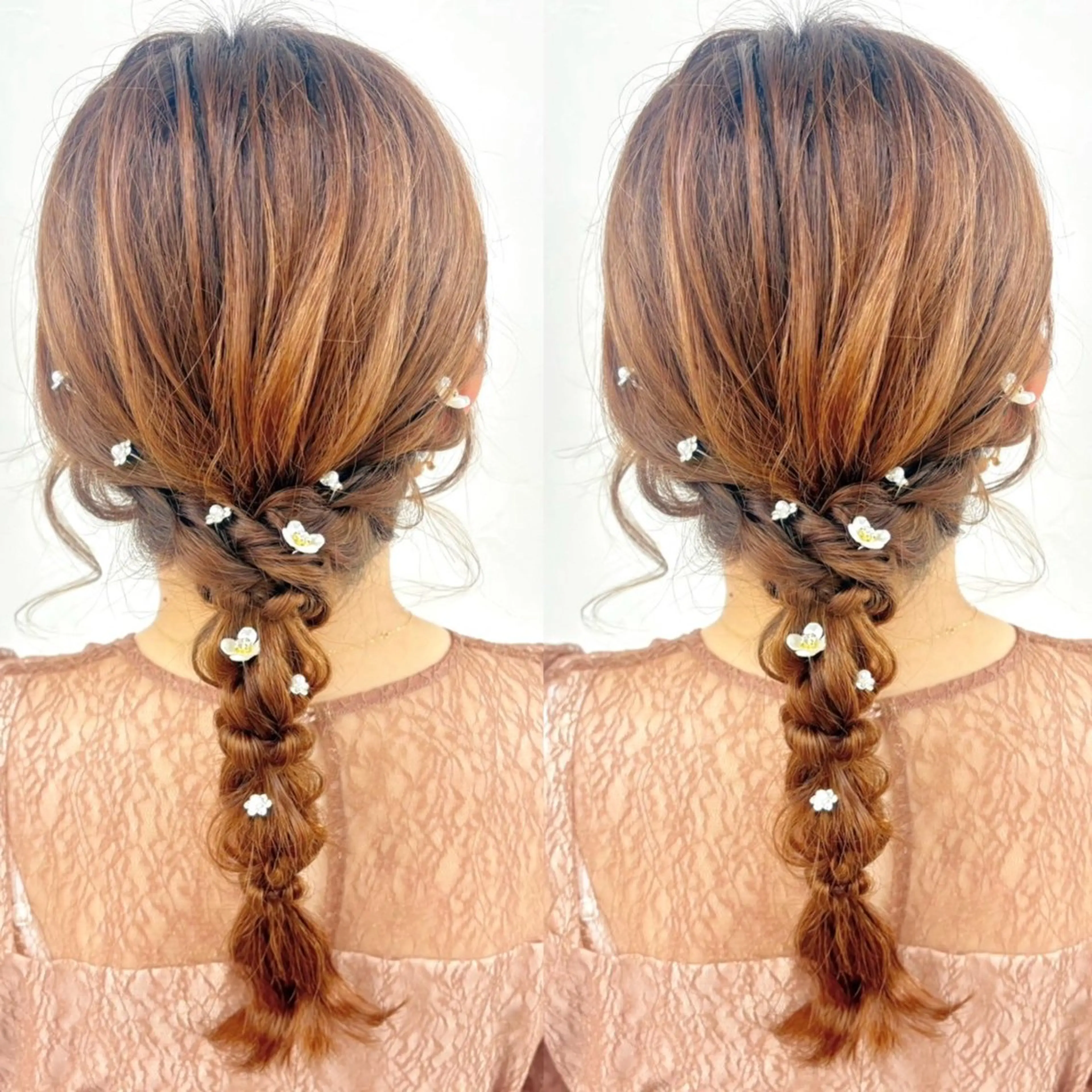 ロング ヘアアレンジ ヘアセット ヘアメ🎀推しカラー 🥣横浜/しほ🧸のヘアスタイル