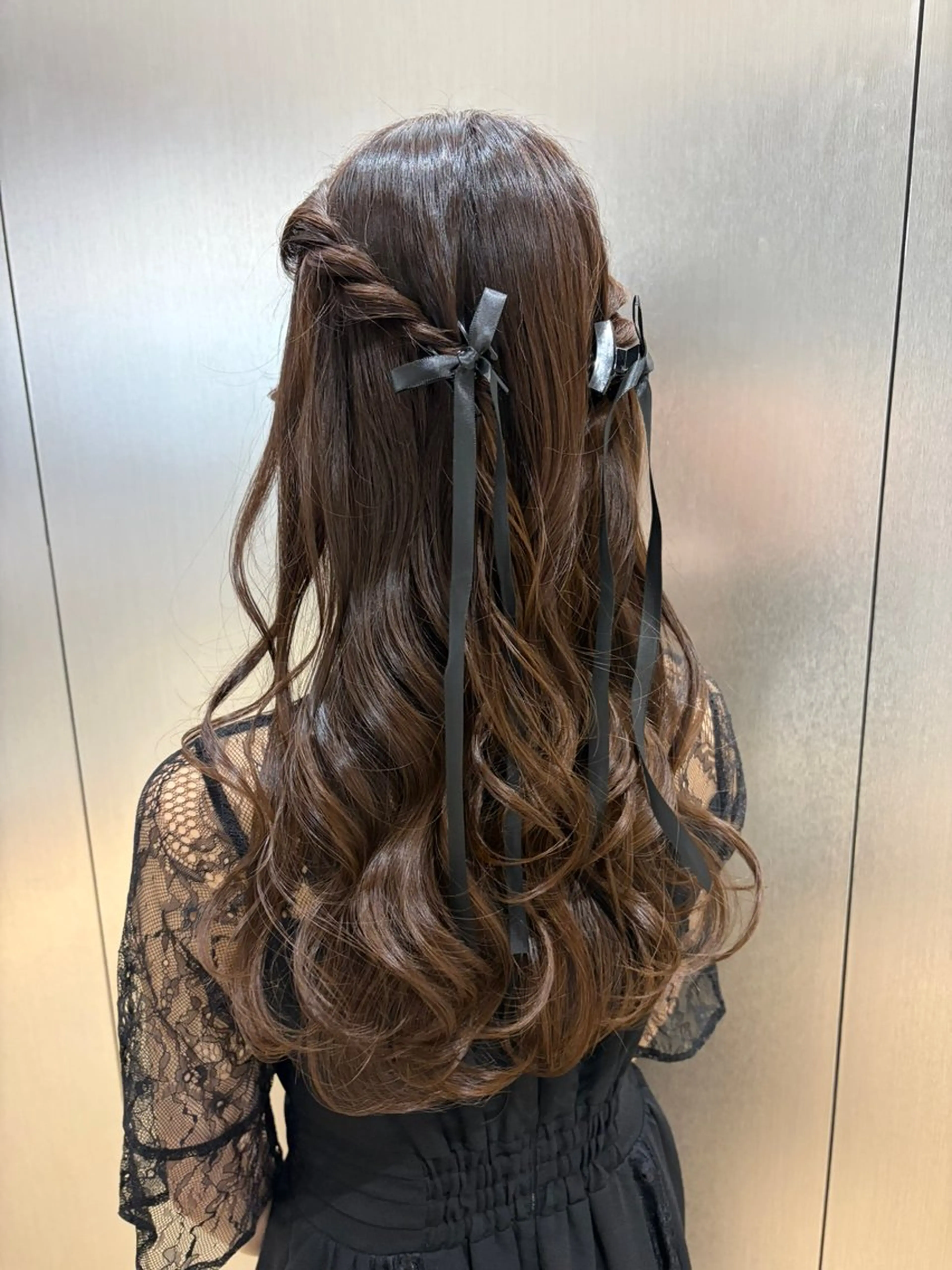 ヘアセットの写真
