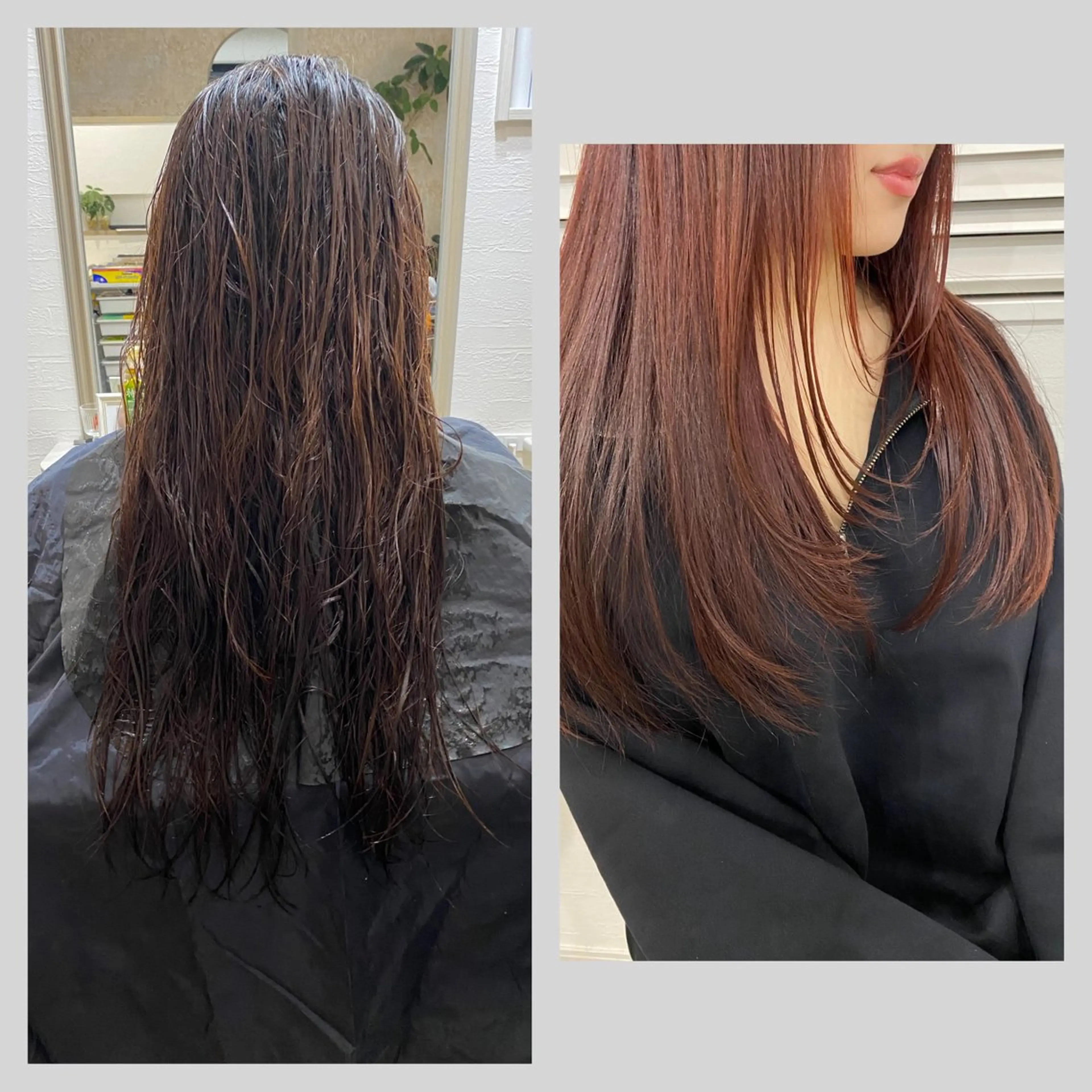 ロング カラー 佐藤 沙也輝のヘアスタイル