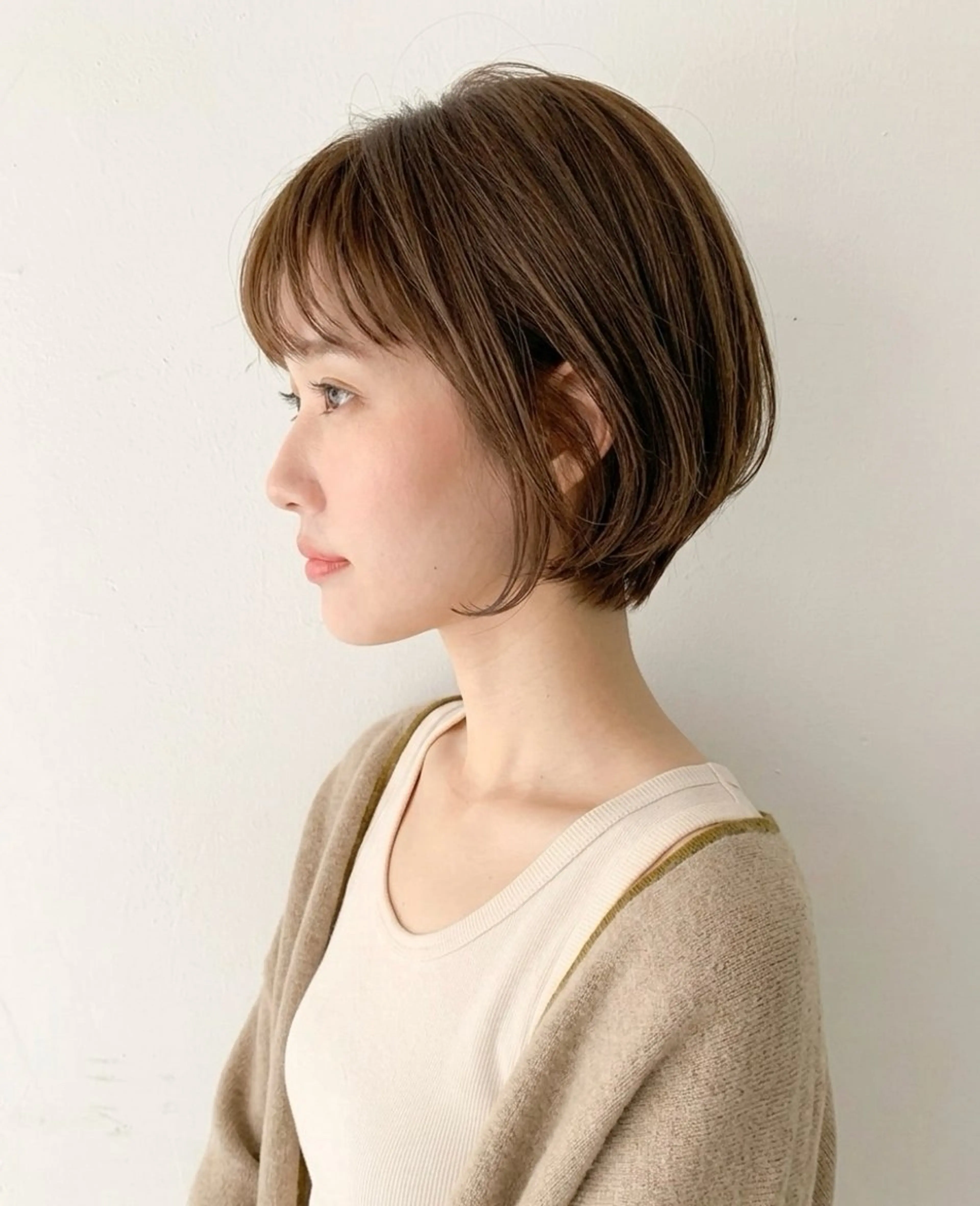 ショート ショートヘア カット 竹内 穂乃佳のヘアスタイル