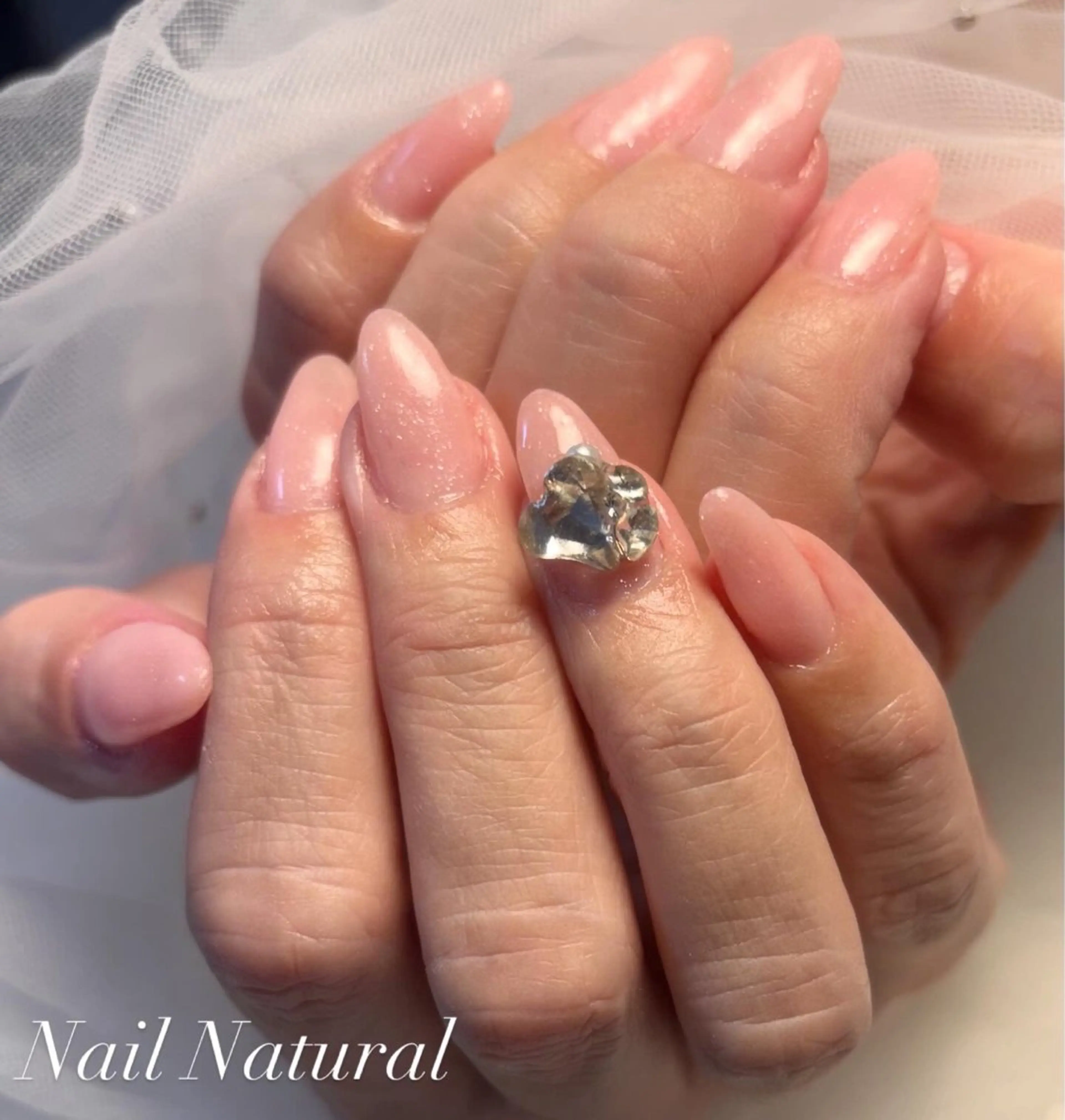 ネイル ジェルネイル マグネットネイル 持ち込み 春ネイル ハンドネイル Nail salon Natulalのネイルデザイン