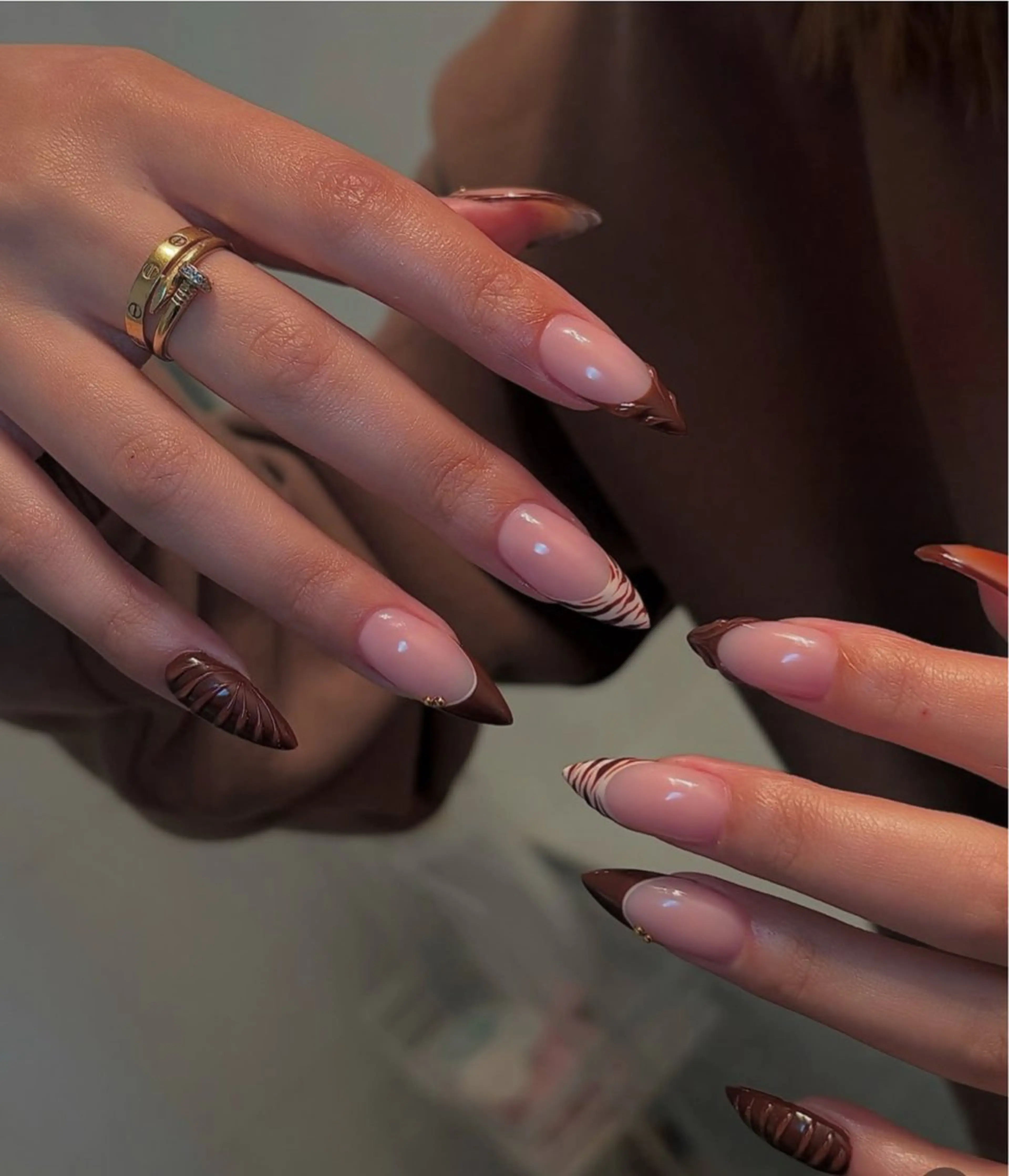 ネイル 長さ出し ジェルネイル オフィスネイル ワンカラーネイル パラジェル ハンドネイル Michi_Nails_Salon所属・Michi Nail Staffのネイルデザイン