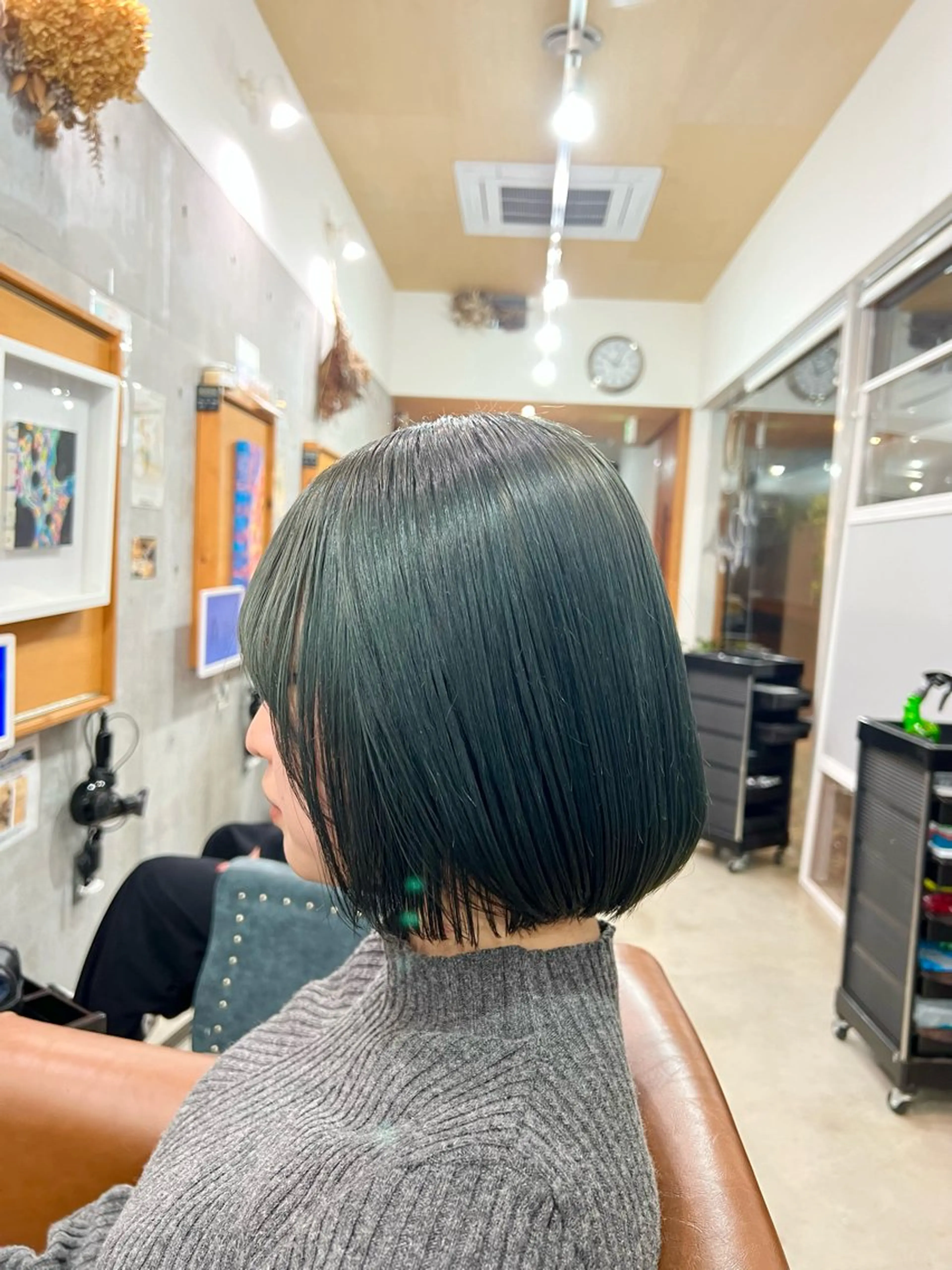 ミディアム ブリーチカラー/ 寺口佳希のヘアスタイル