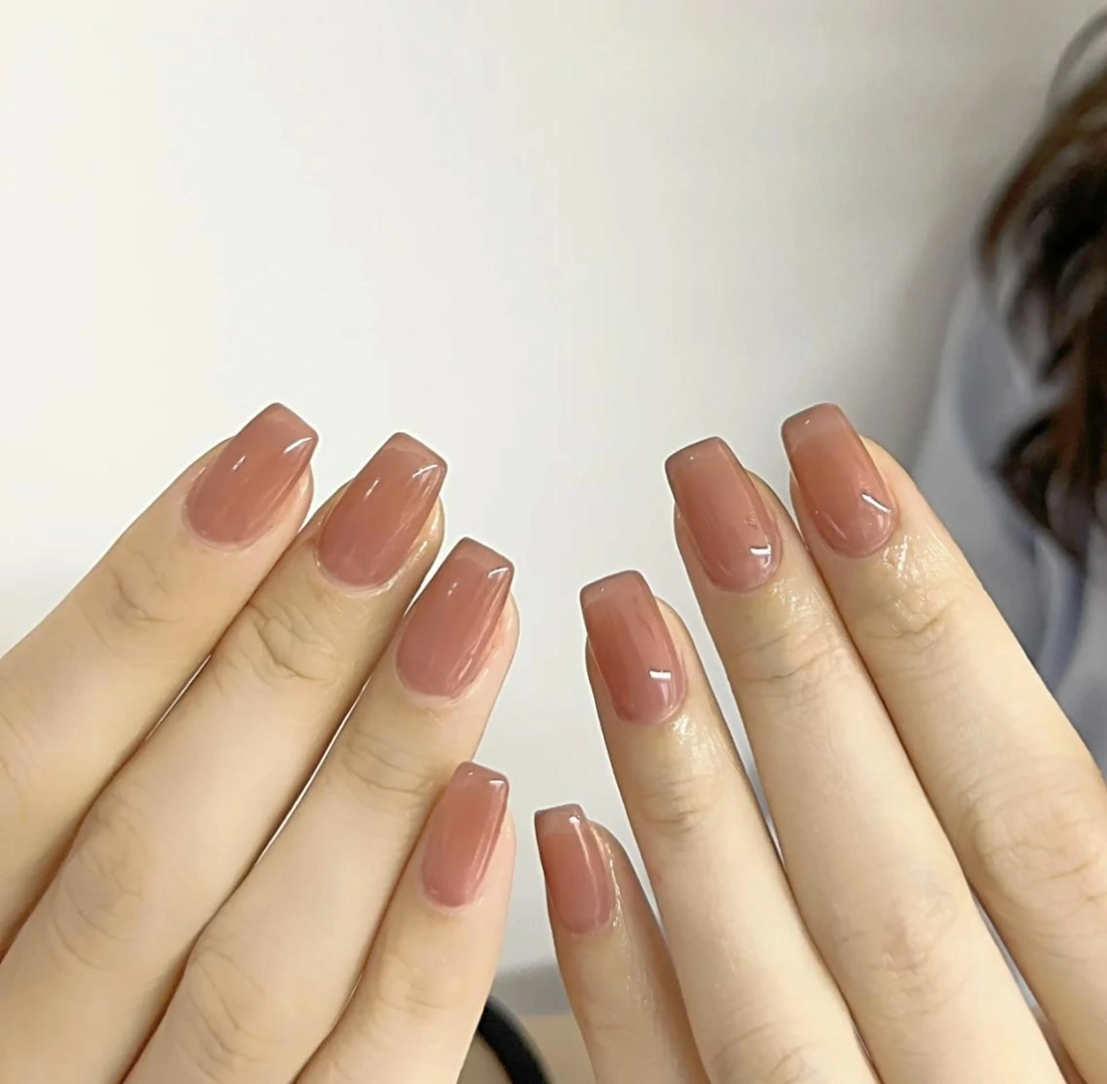 ネイル ラメ(グリッター) ラメグラデーション ワンカラーネイル Queens momoのネイルデザイン