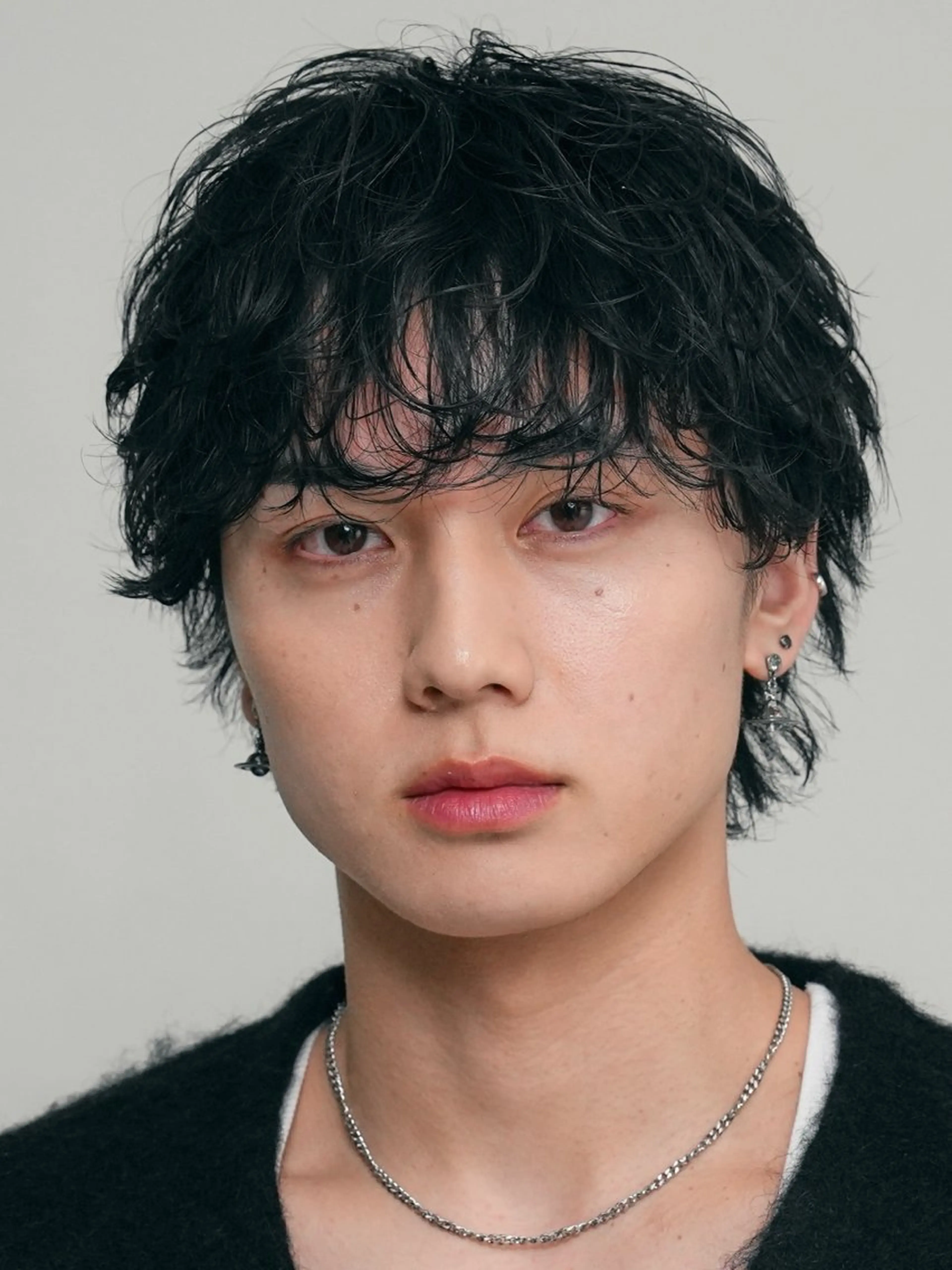 メンズ 原宿波巻きスパイラル パーマTOSHIのヘアスタイル