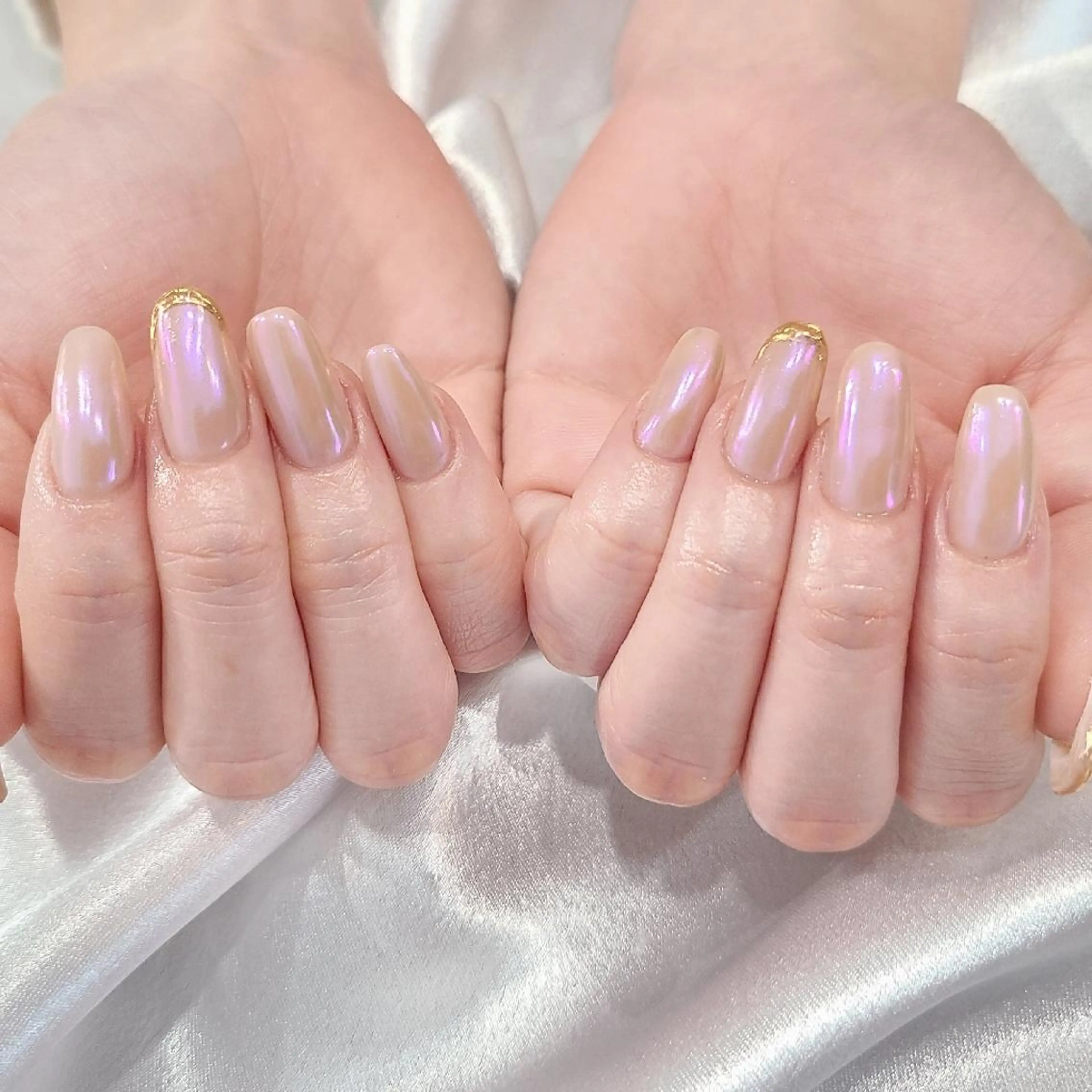 ネイル ミラーネイル ハンドネイル NOGUCHI  KANAのネイルデザイン