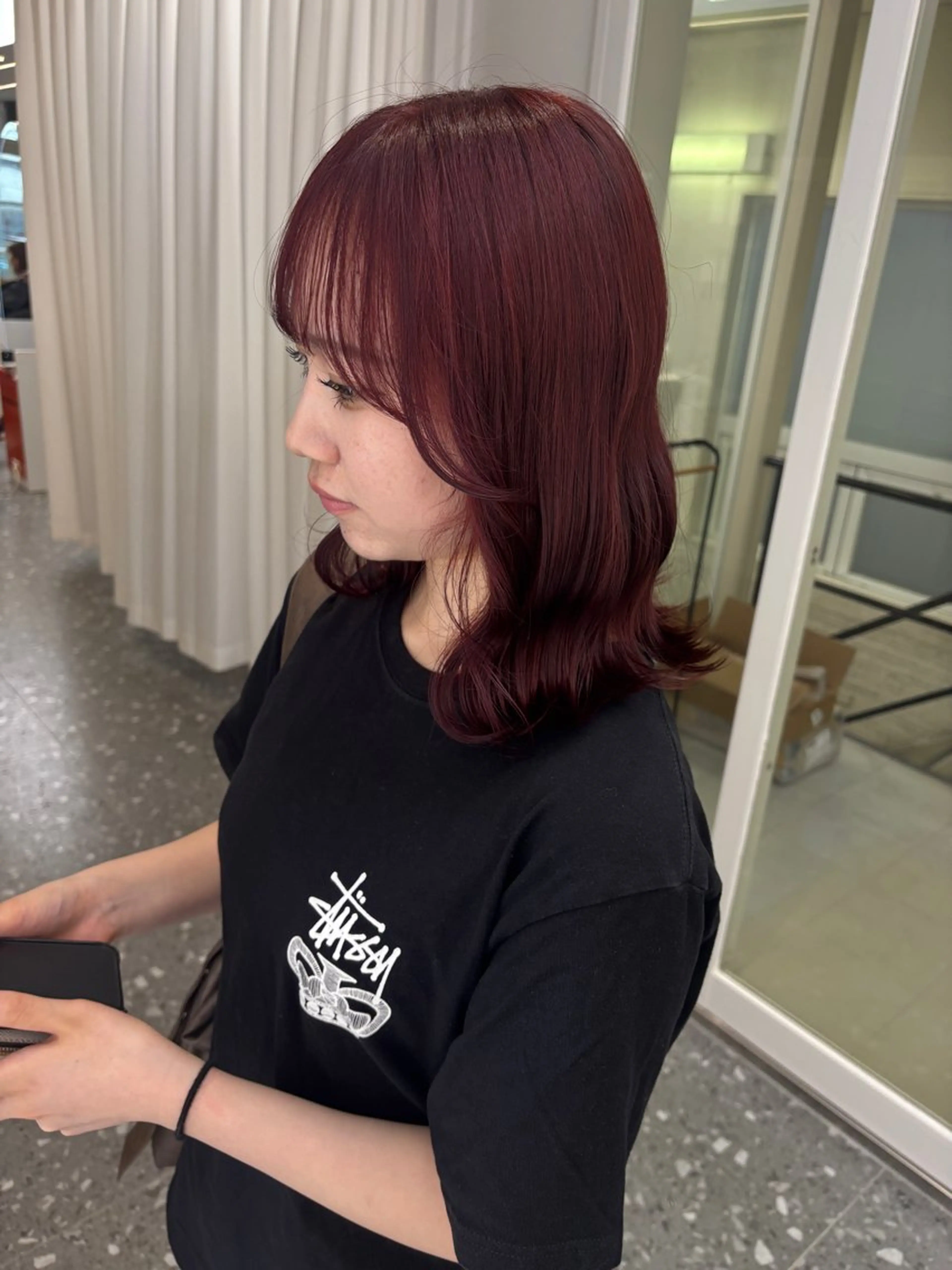 セミロング カラー ✨韓国ヘア/やすよ/ 透明感/レイヤー✨のヘアスタイル