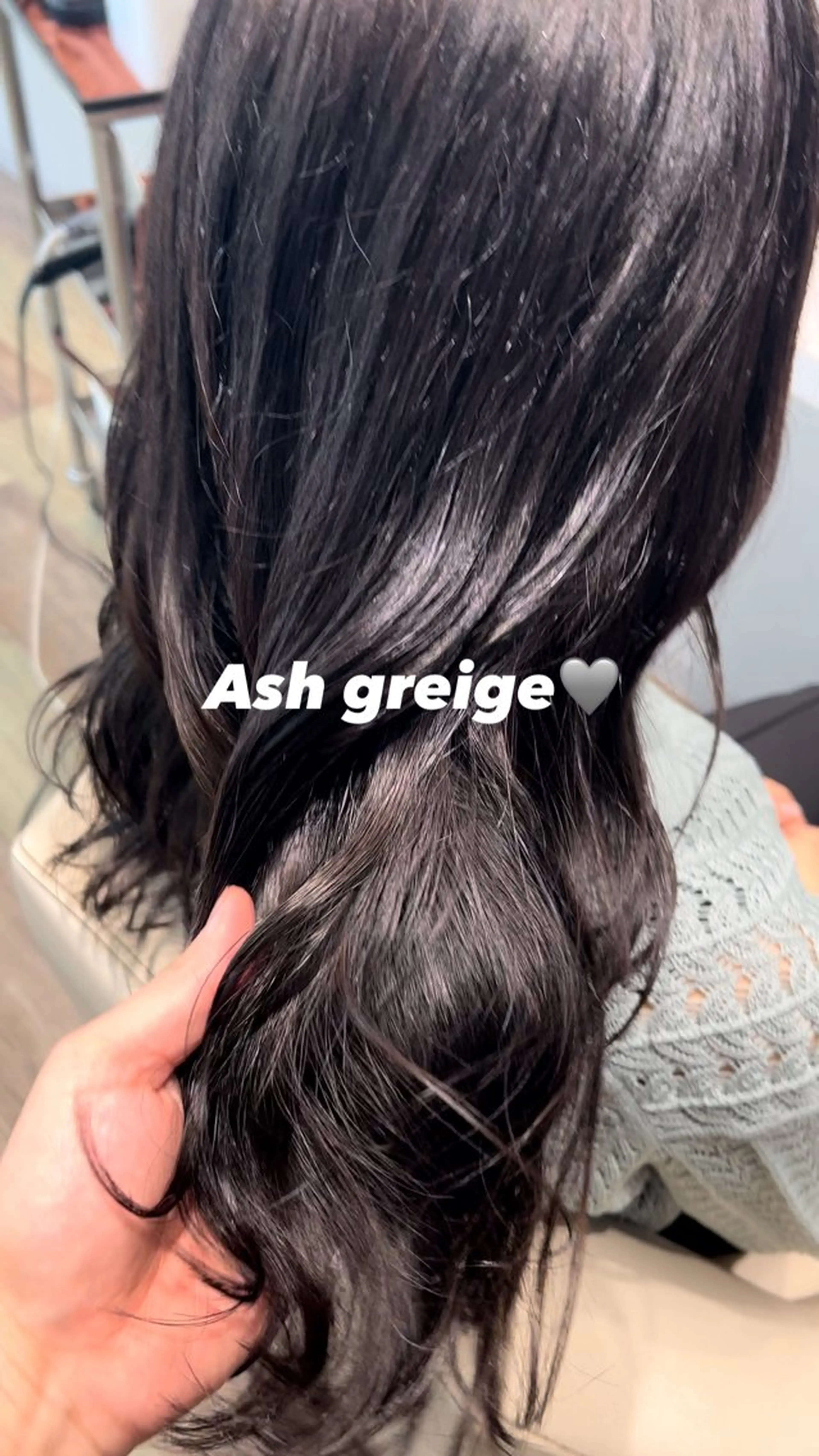 ミディアム カラー 透明感カラー k-two☁あべの/ 艶感カラー/Touaのヘアスタイル