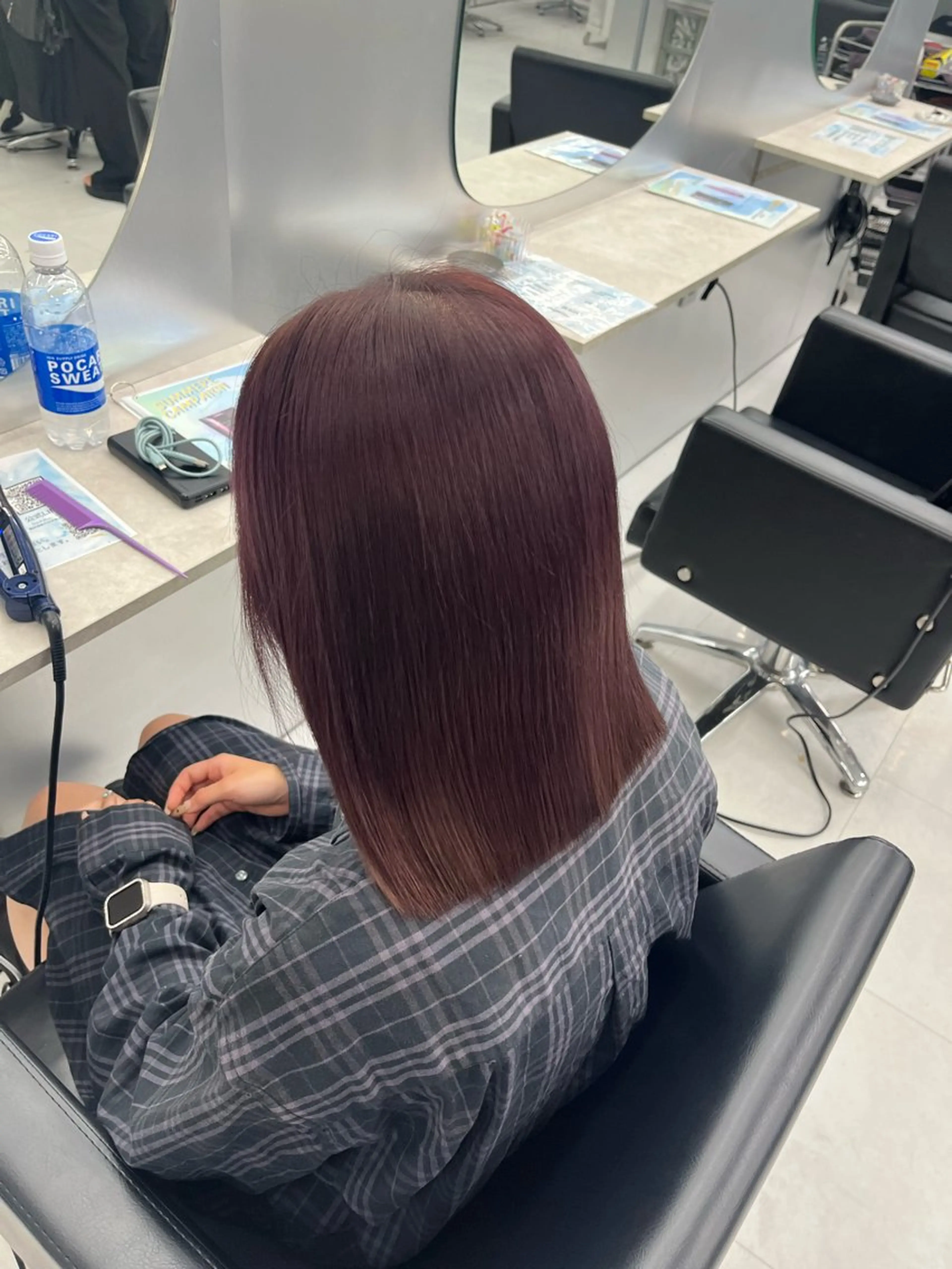 カラー pink hair 🩷mayu🩷のヘアスタイル