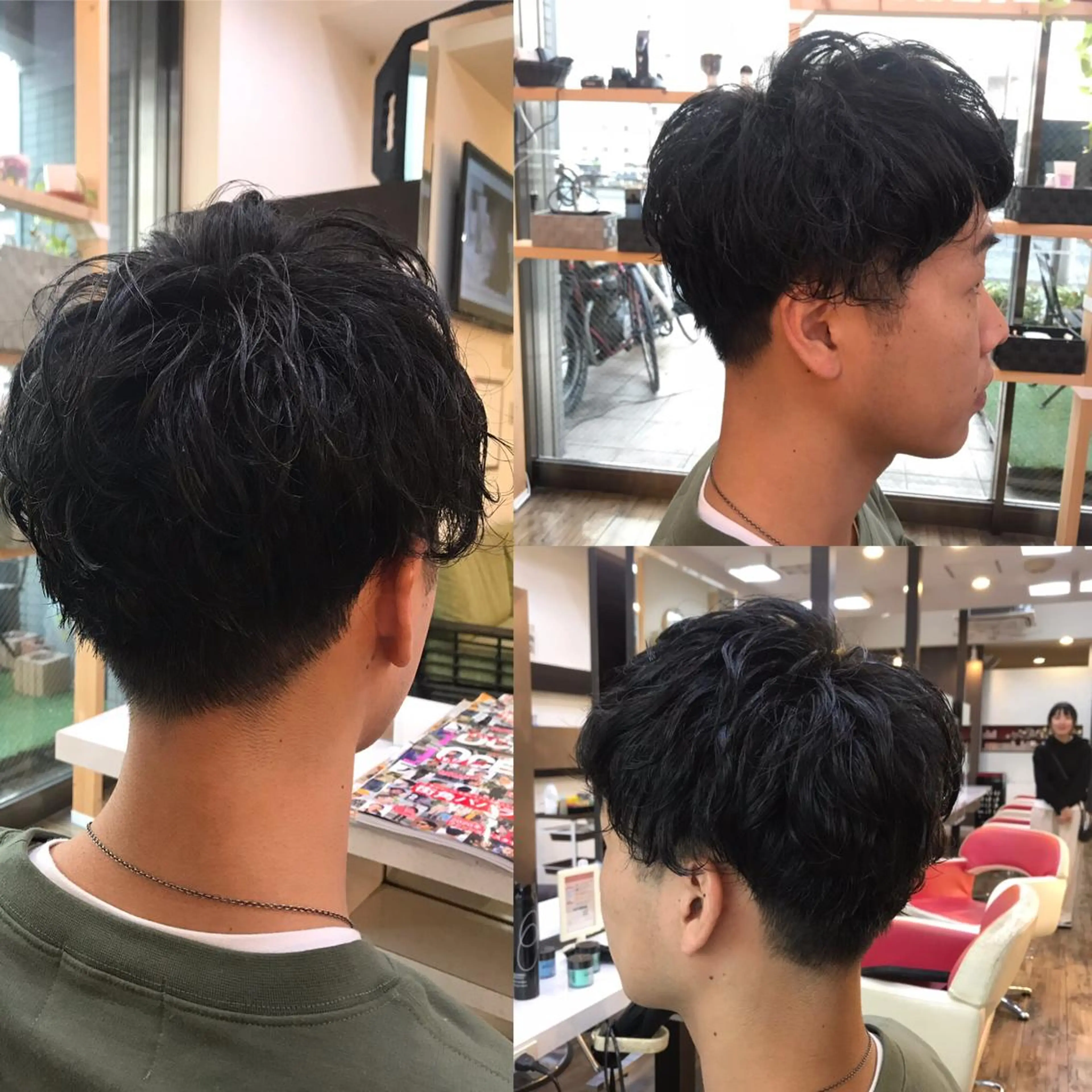 ショート パーマ メンズ メンズパーマ 赤羽、髪質改善サロン 吉野リョウスケのヘアスタイル