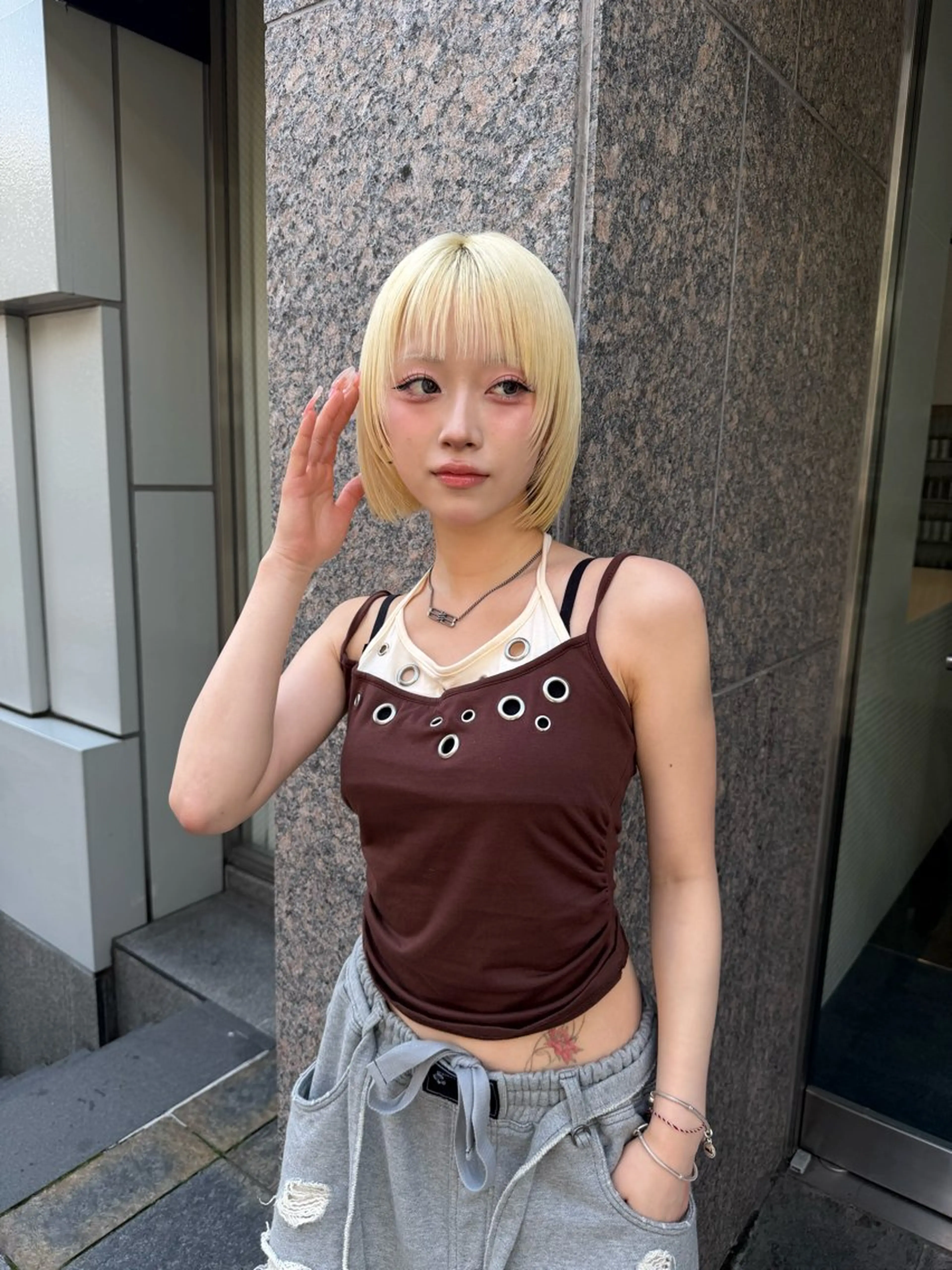 ショート カラー ブリーチ ブロンド ケアブリーチ 透明感カラー ハイトーンカラー カット ヘアカラー 💎透明感カラー特化 💎TAISEIのヘアスタイル