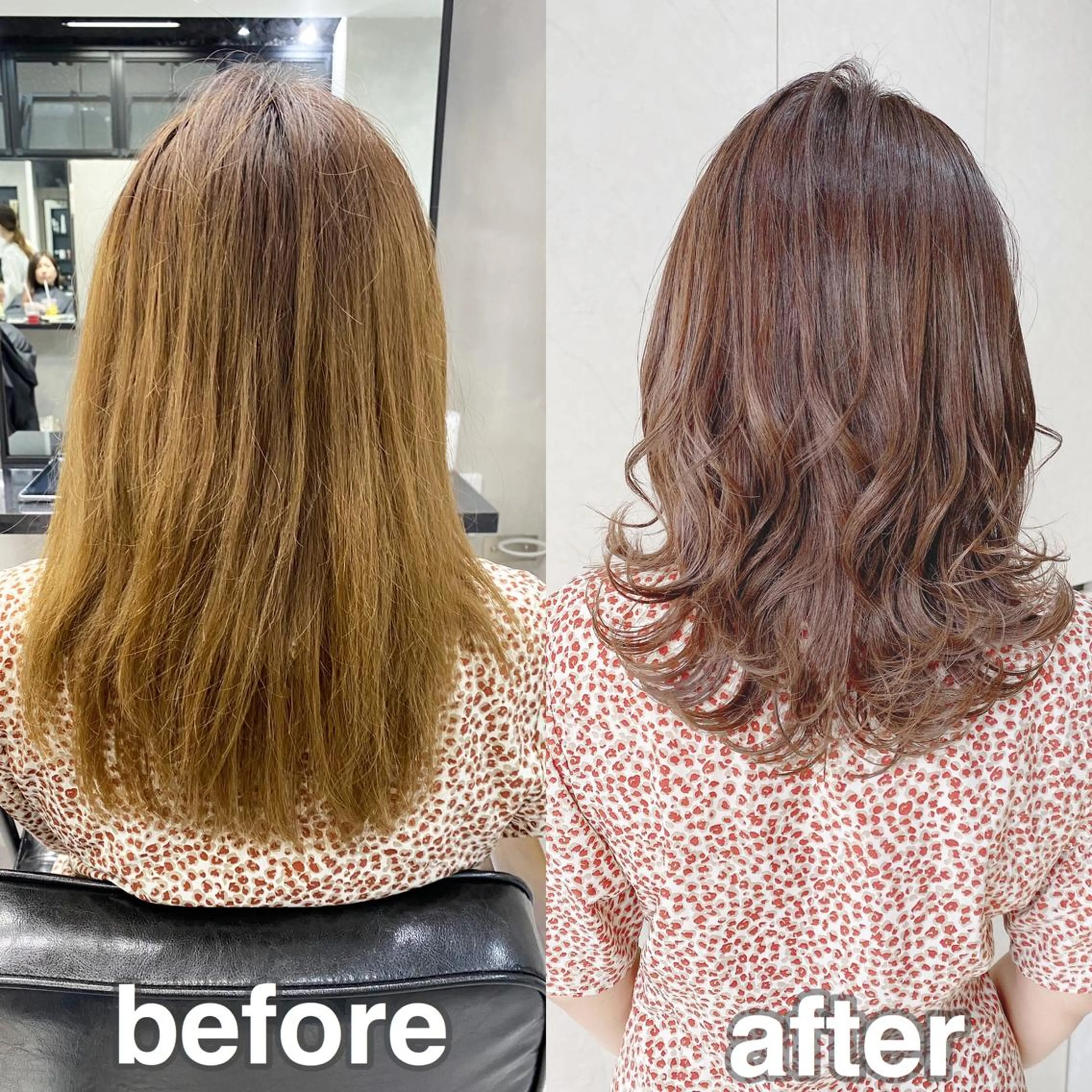 ミディアム カラー ミディアムパーマ バレイヤージュ ブリーチ ケアブリーチ デザインカラー 艶髪/縮毛矯正 特化 ヒトシのヘアスタイル