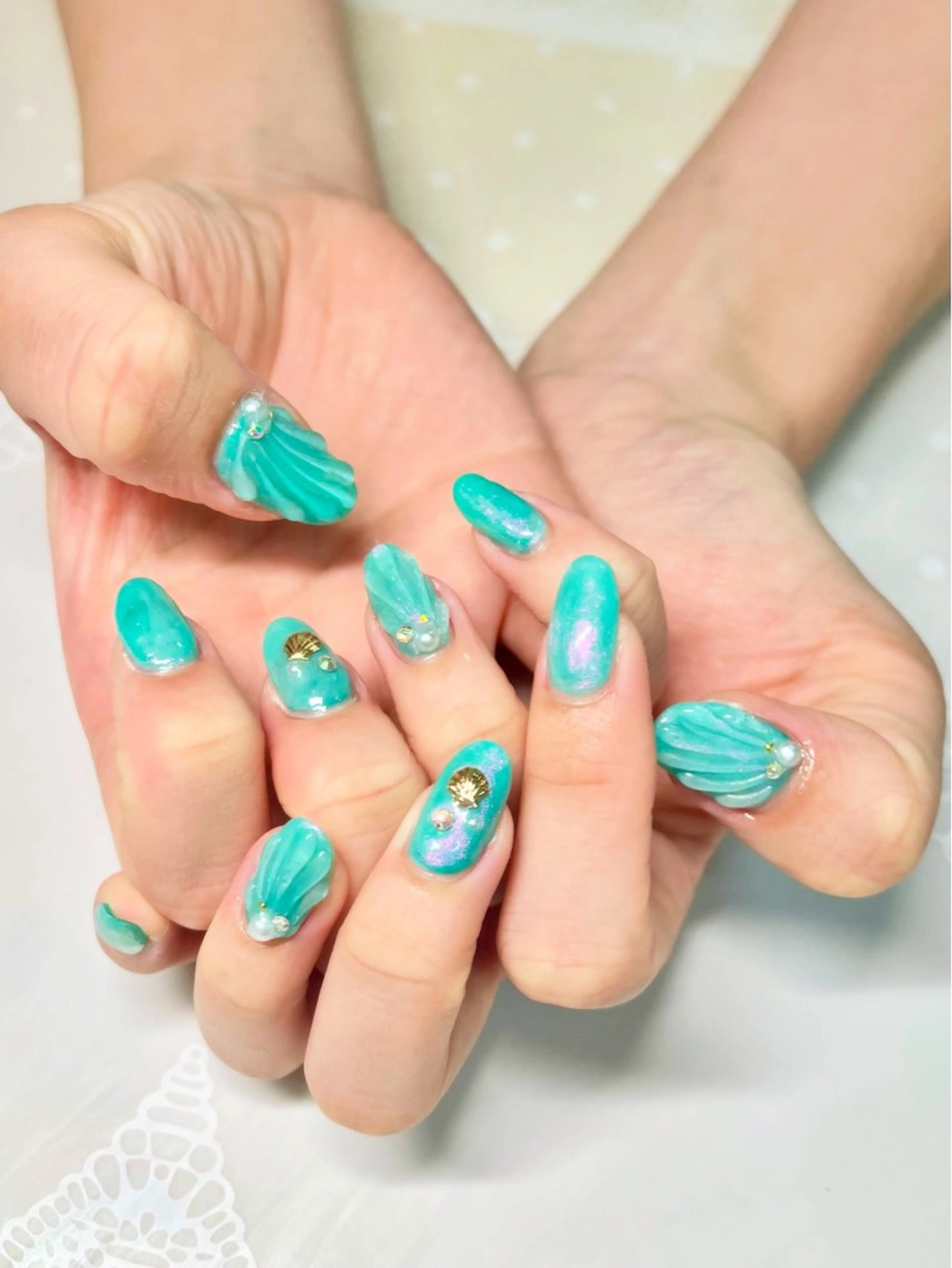 ネイル ハンドネイル 新宿ネイルサロン ジェミディローサ所属・新宿ネイルサロン ジェミディローサのネイルデザイン