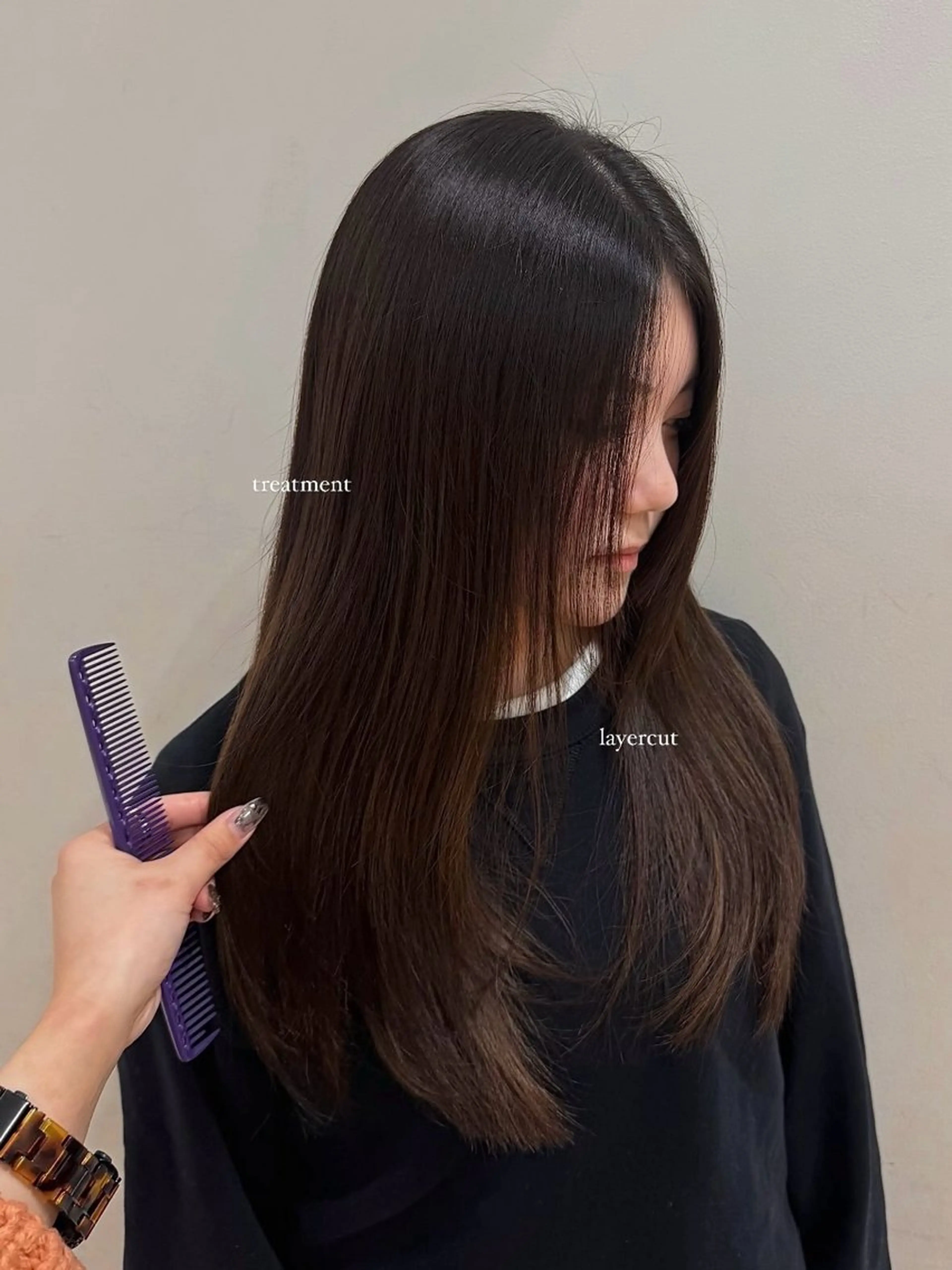 ロング 後藤 悠希のヘアスタイル