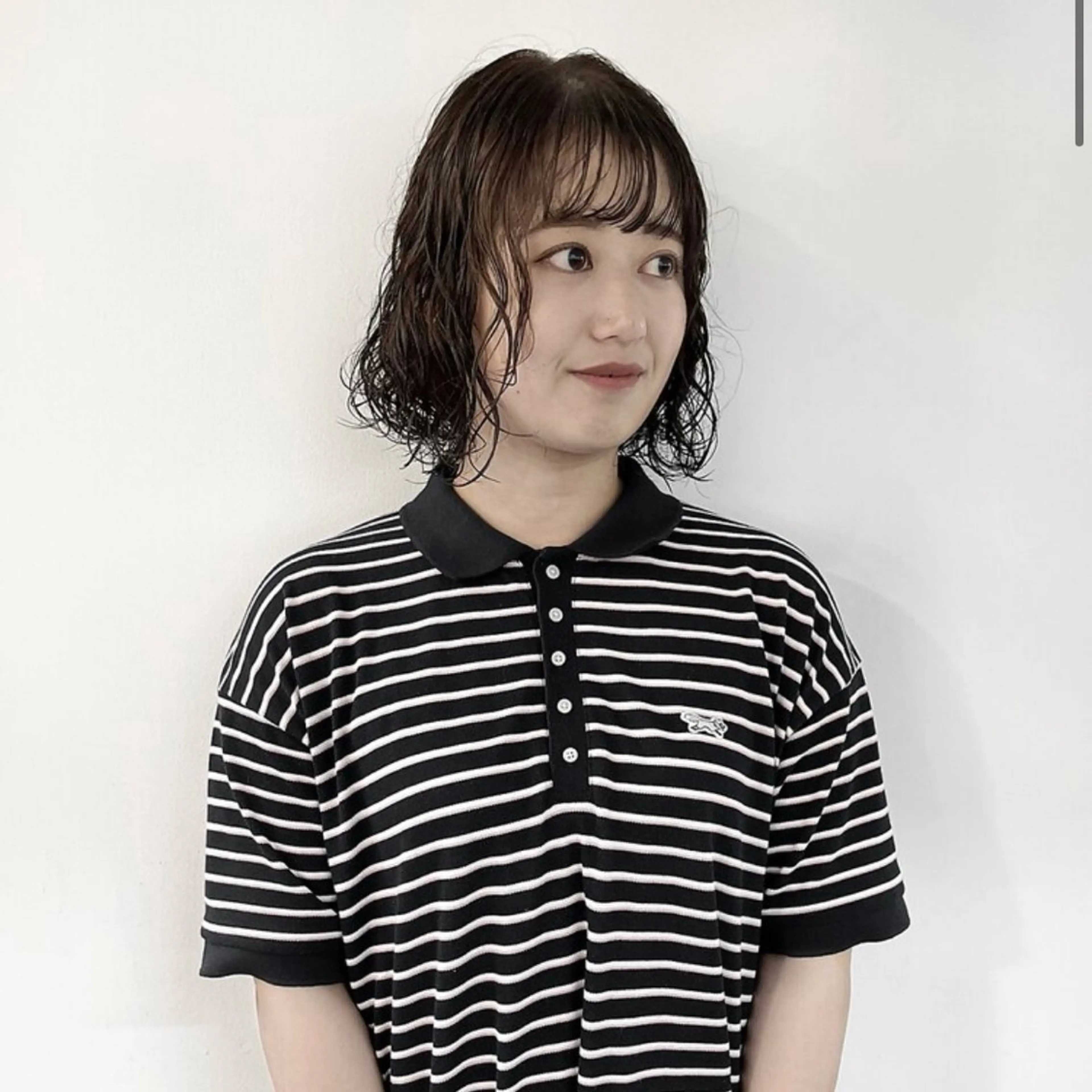 ショート ボブ 小山夕稀/ニュアンス パーマ/新城のヘアスタイル