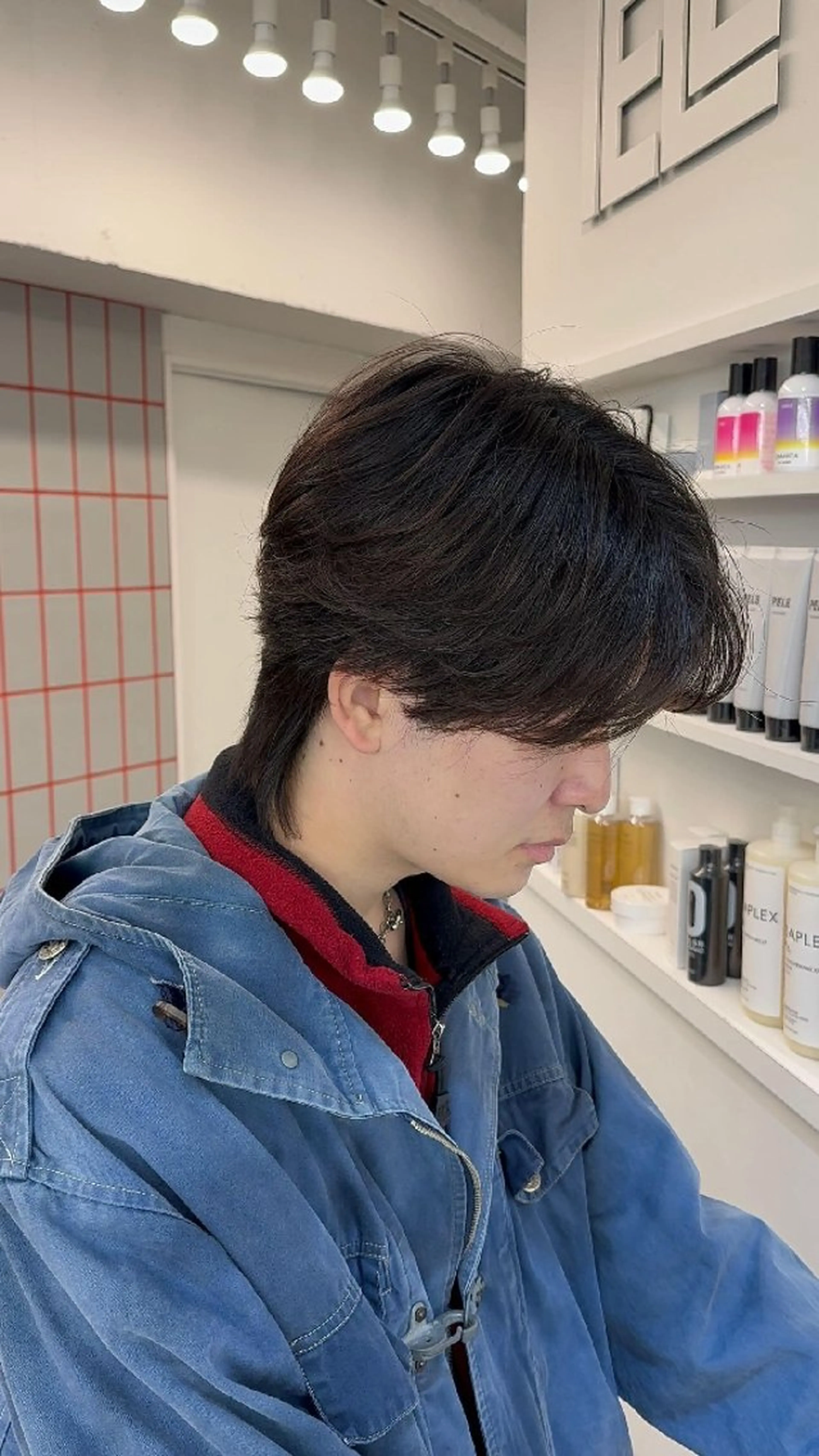 メンズ センターパート PELE/栄/ ブリーチ/SOAのヘアスタイル