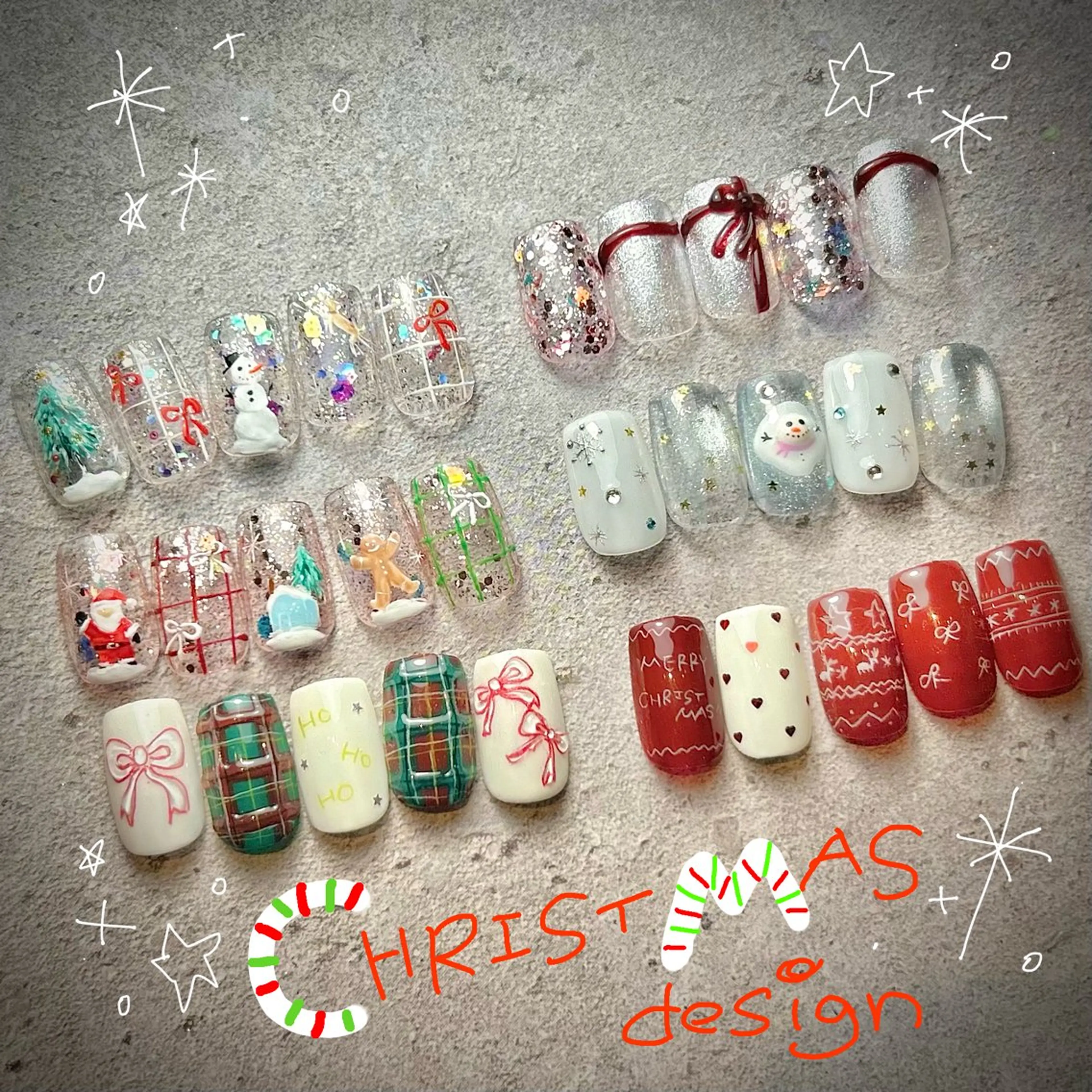 ネイル 冬ネイル クリスマス nail salon amyのネイルデザイン
