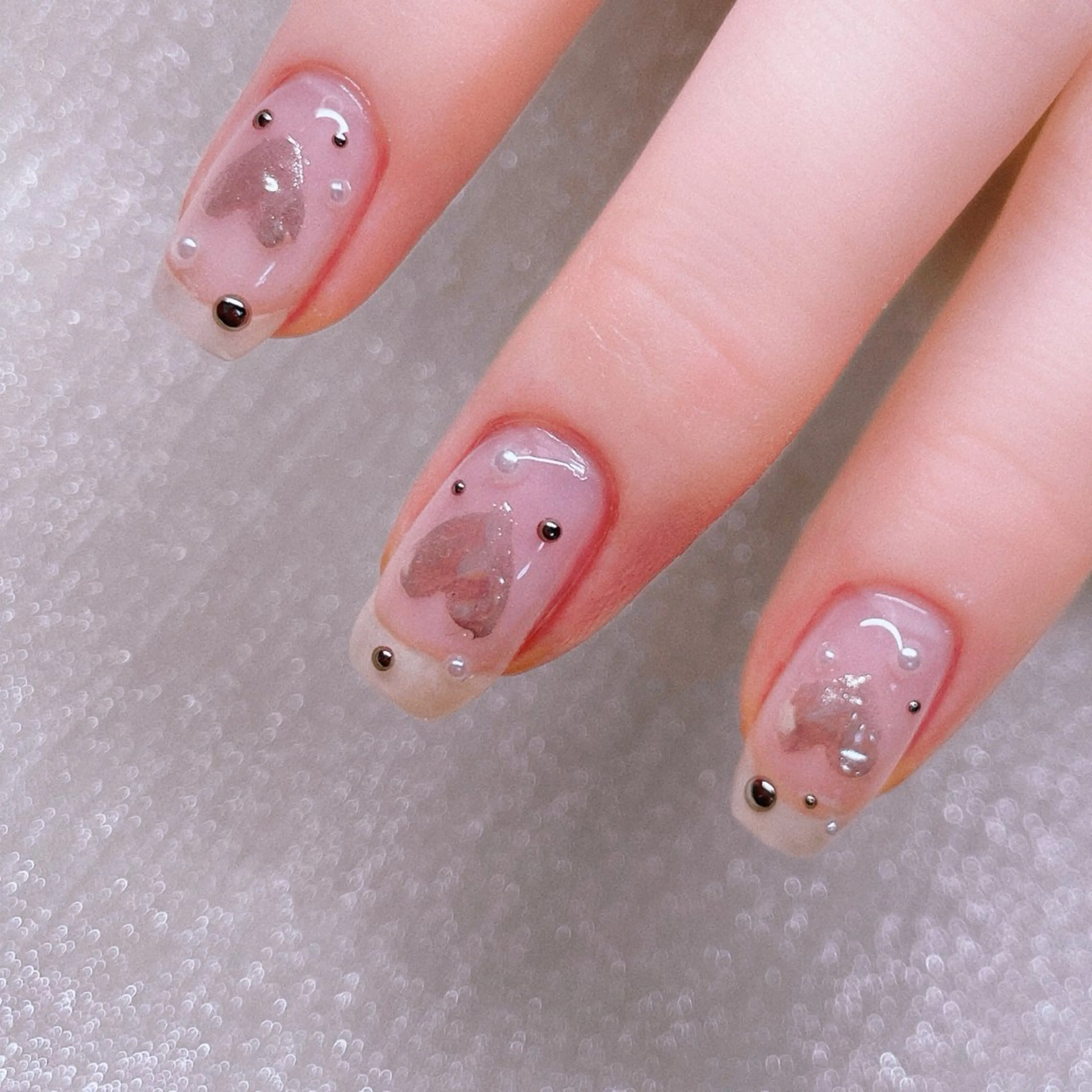 ネイル 長さ出し ハンドネイル Nailist suzuのネイルデザイン