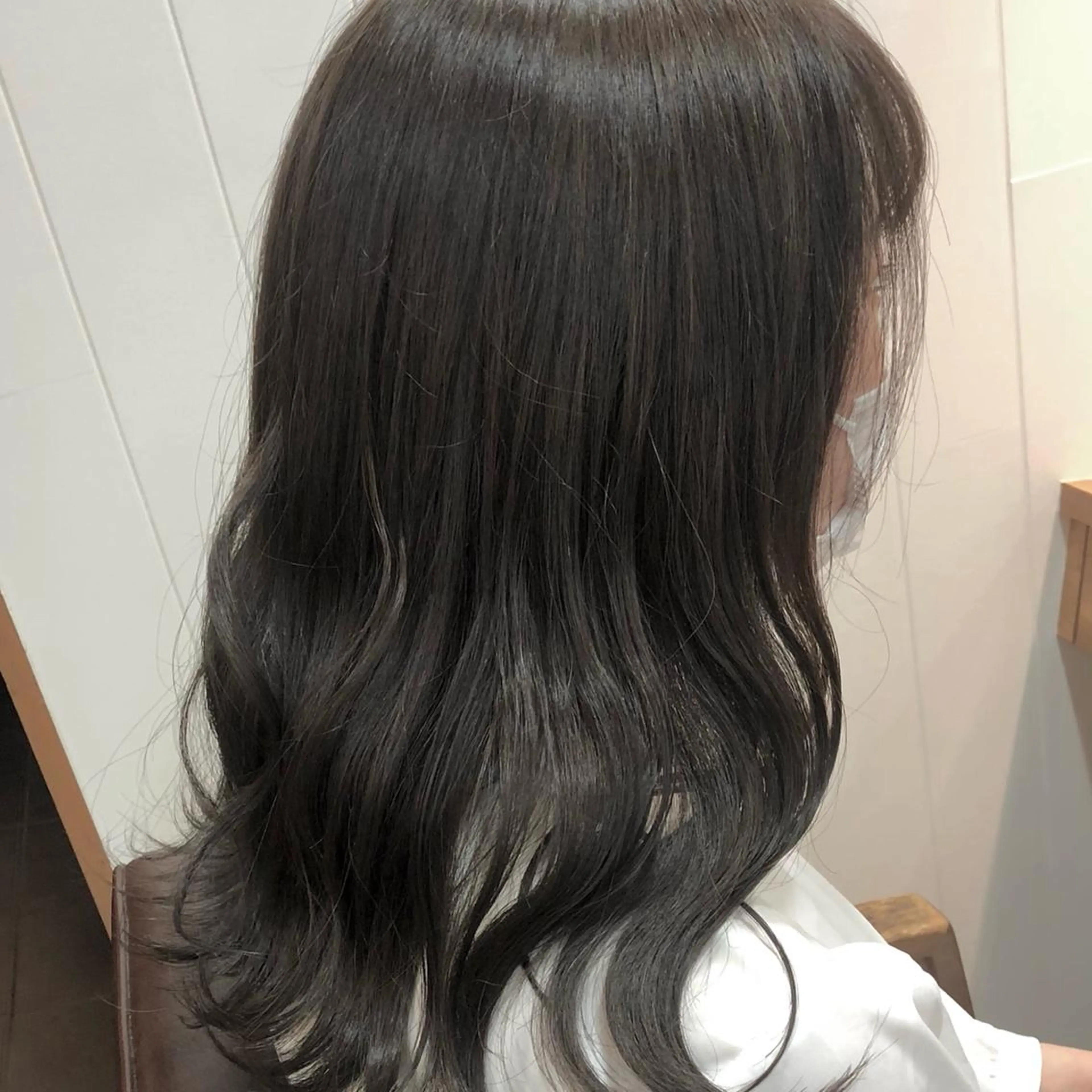 ミディアム カット ヘアカラー 清永 隆二のヘアスタイル