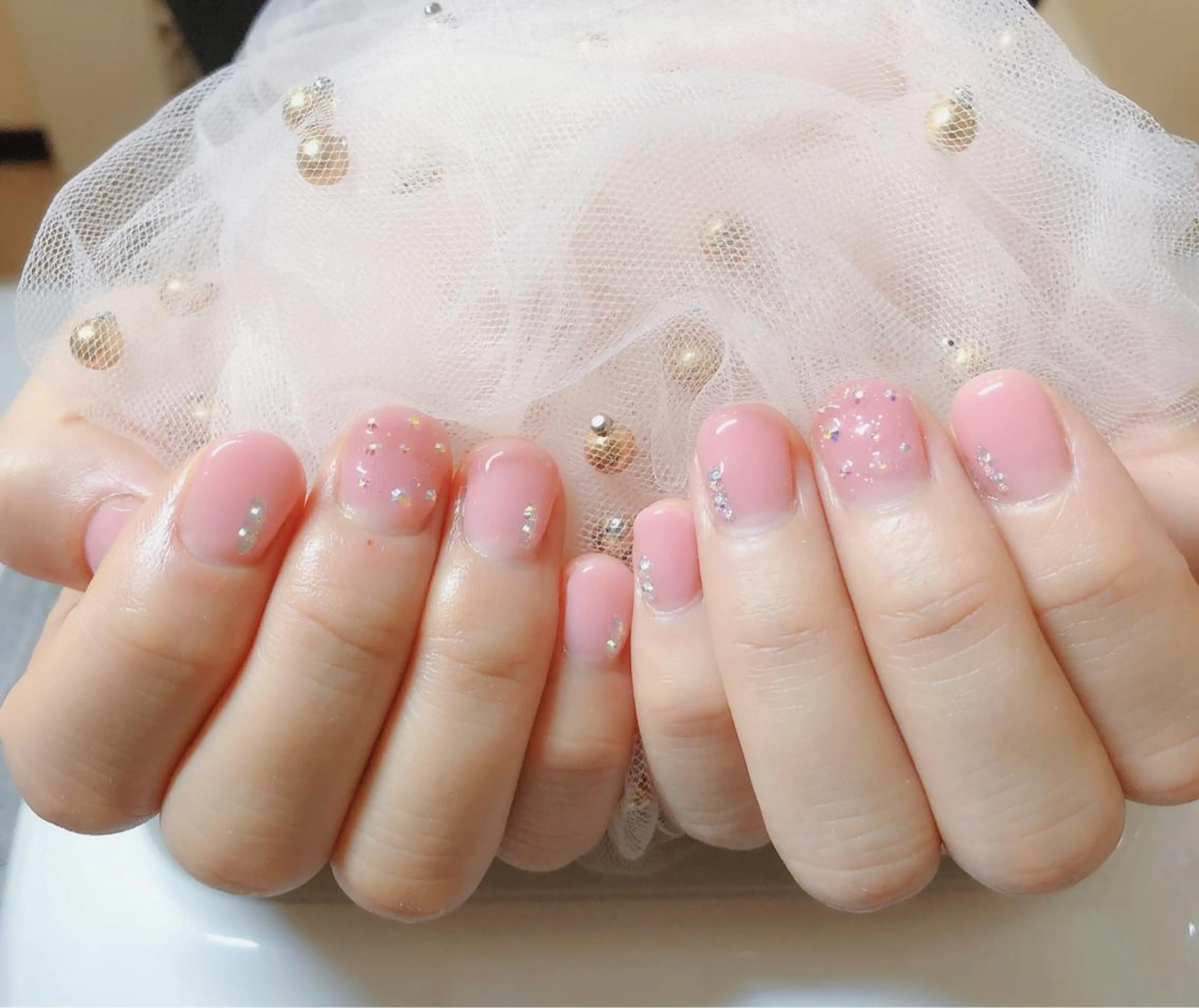 ネイル ハンドネイル マジック ミラーのネイルデザイン