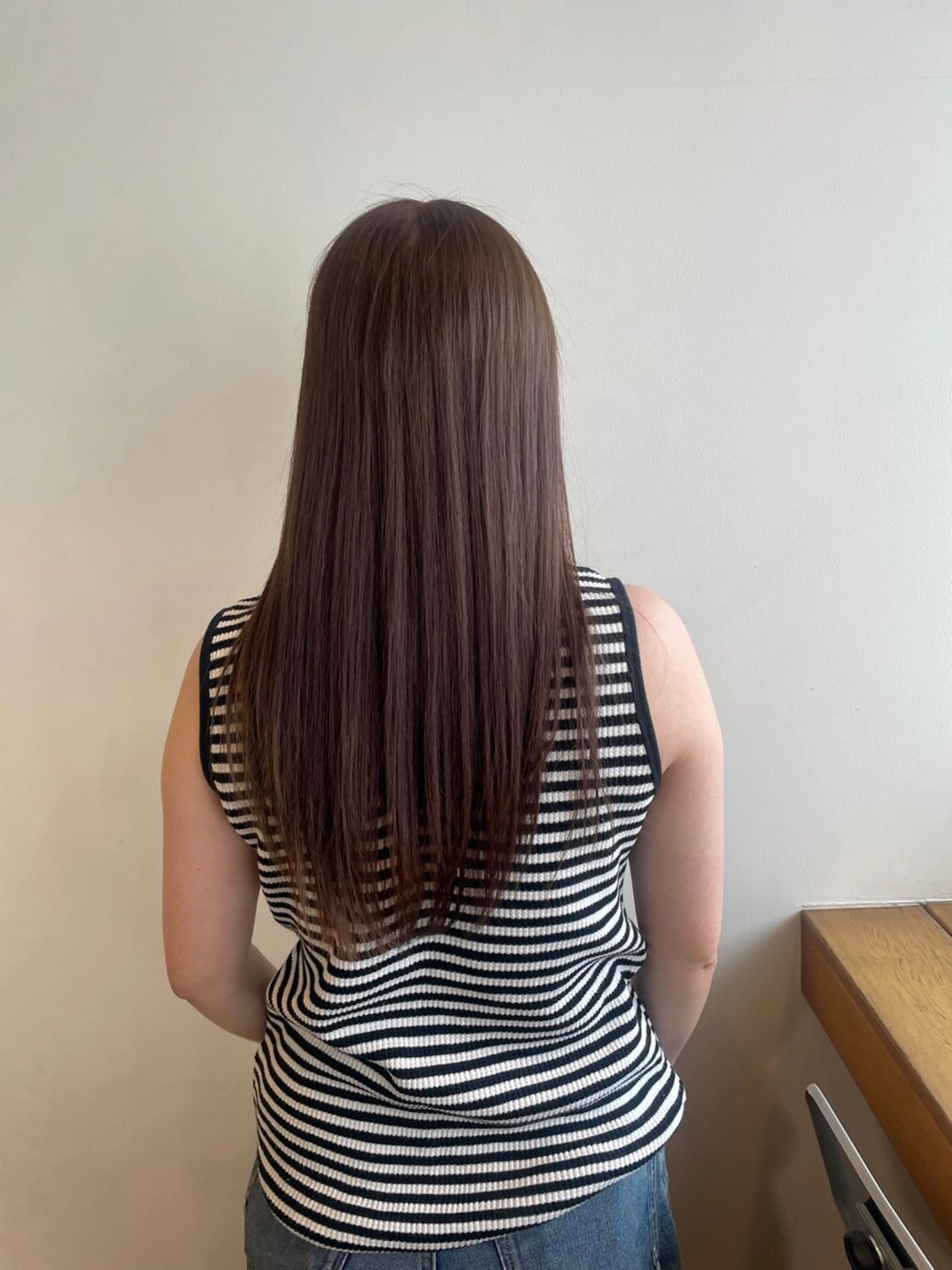 セミロング カラー 韓国ヘア/wカラー レイヤー/RIN🎀のヘアスタイル