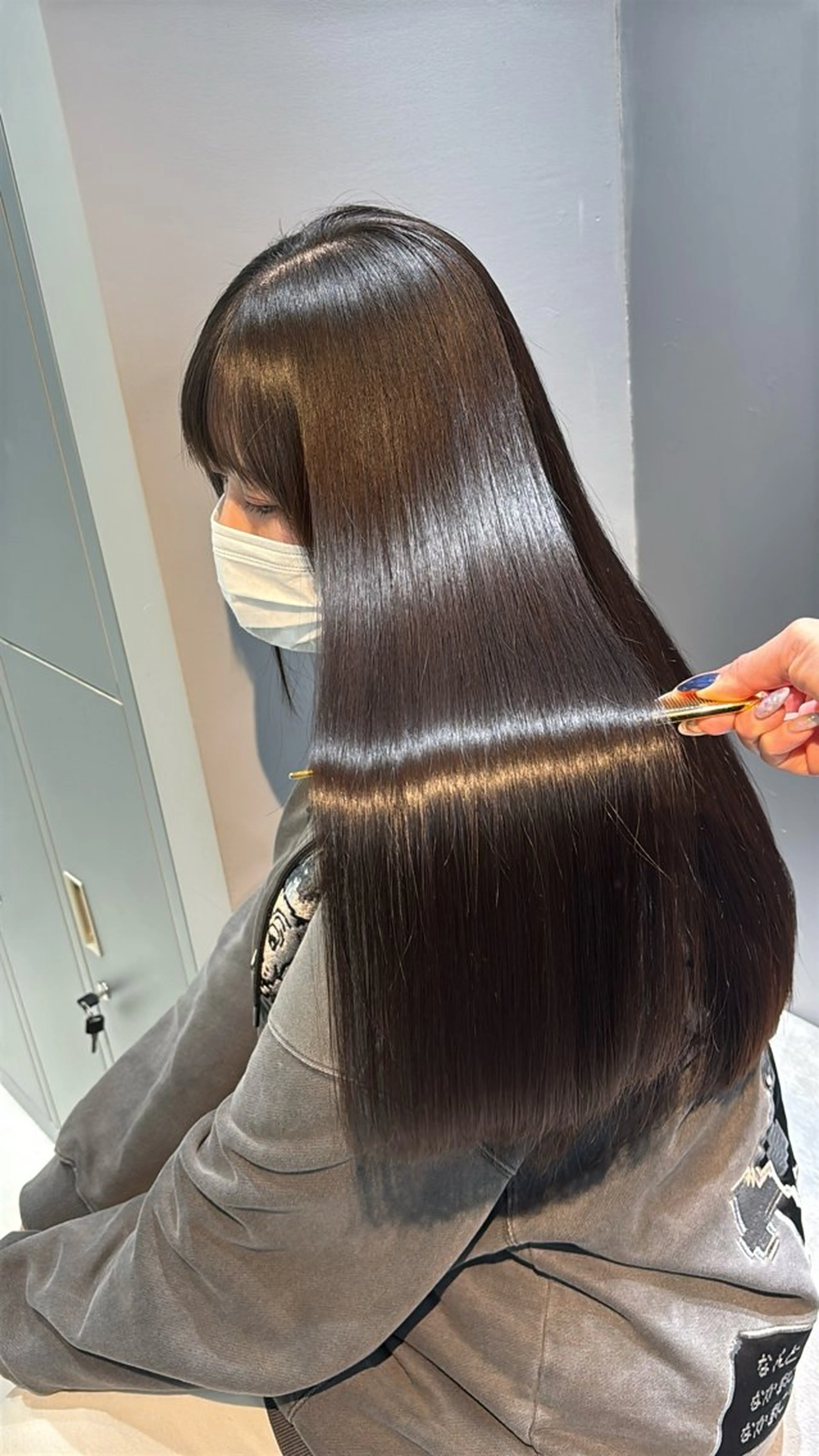 カラー ヘアカラー トリートメント 新宿/髪質改善/ 縮毛矯正/suuのヘアスタイル