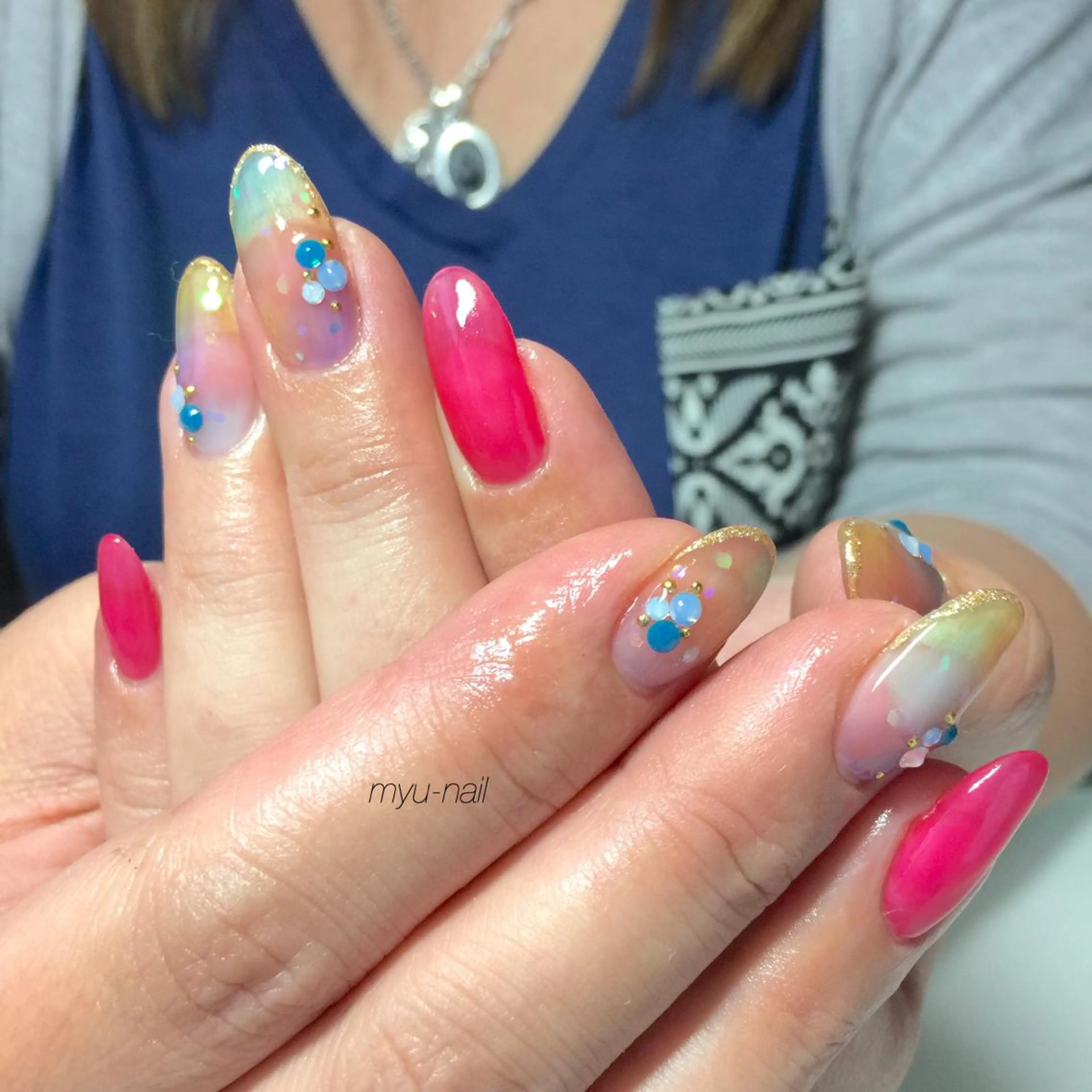 ネイル アートネイル ホームサロン myu-nailのネイルデザイン