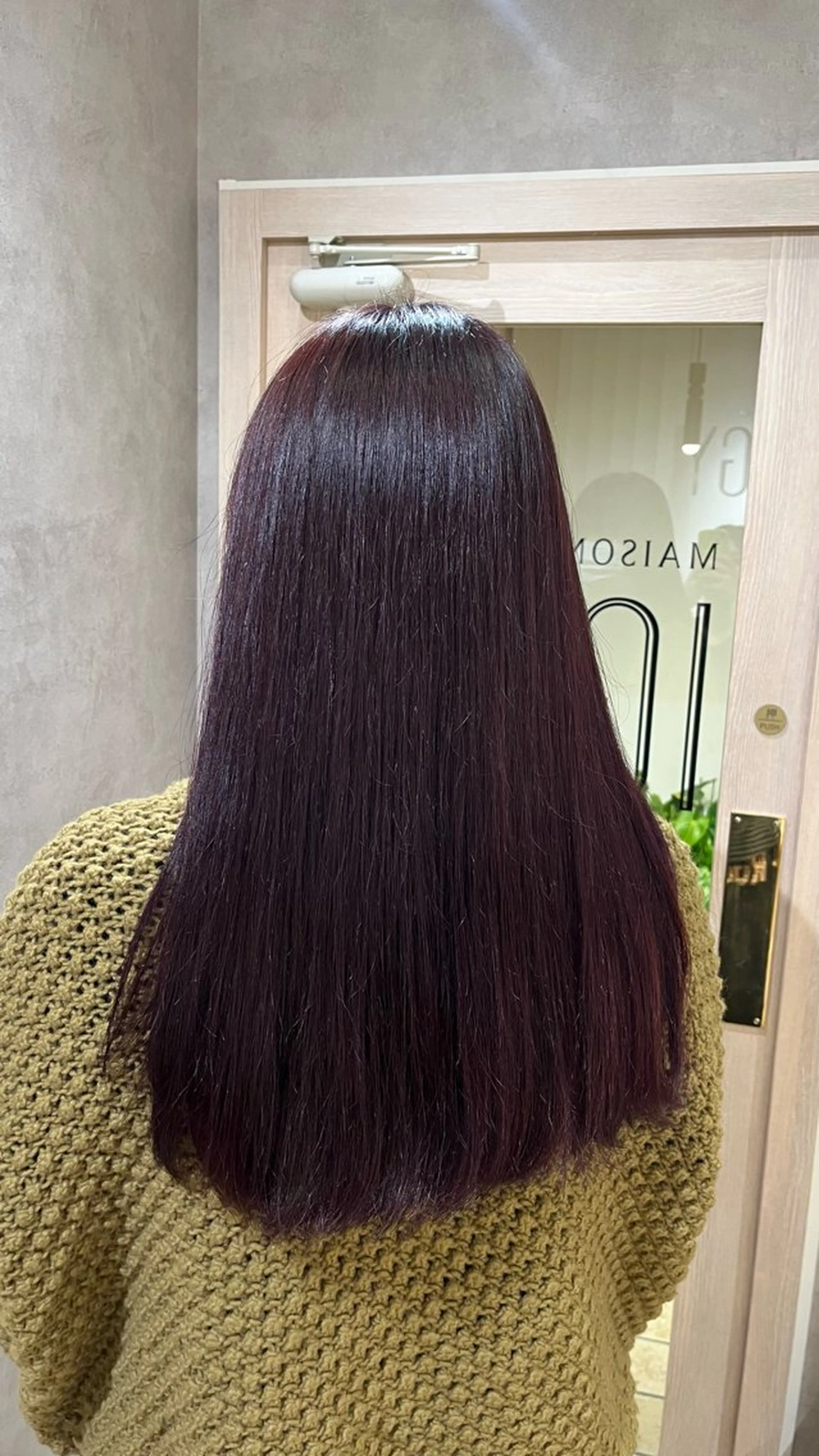 ロング カラー 竹内 日向のヘアスタイル