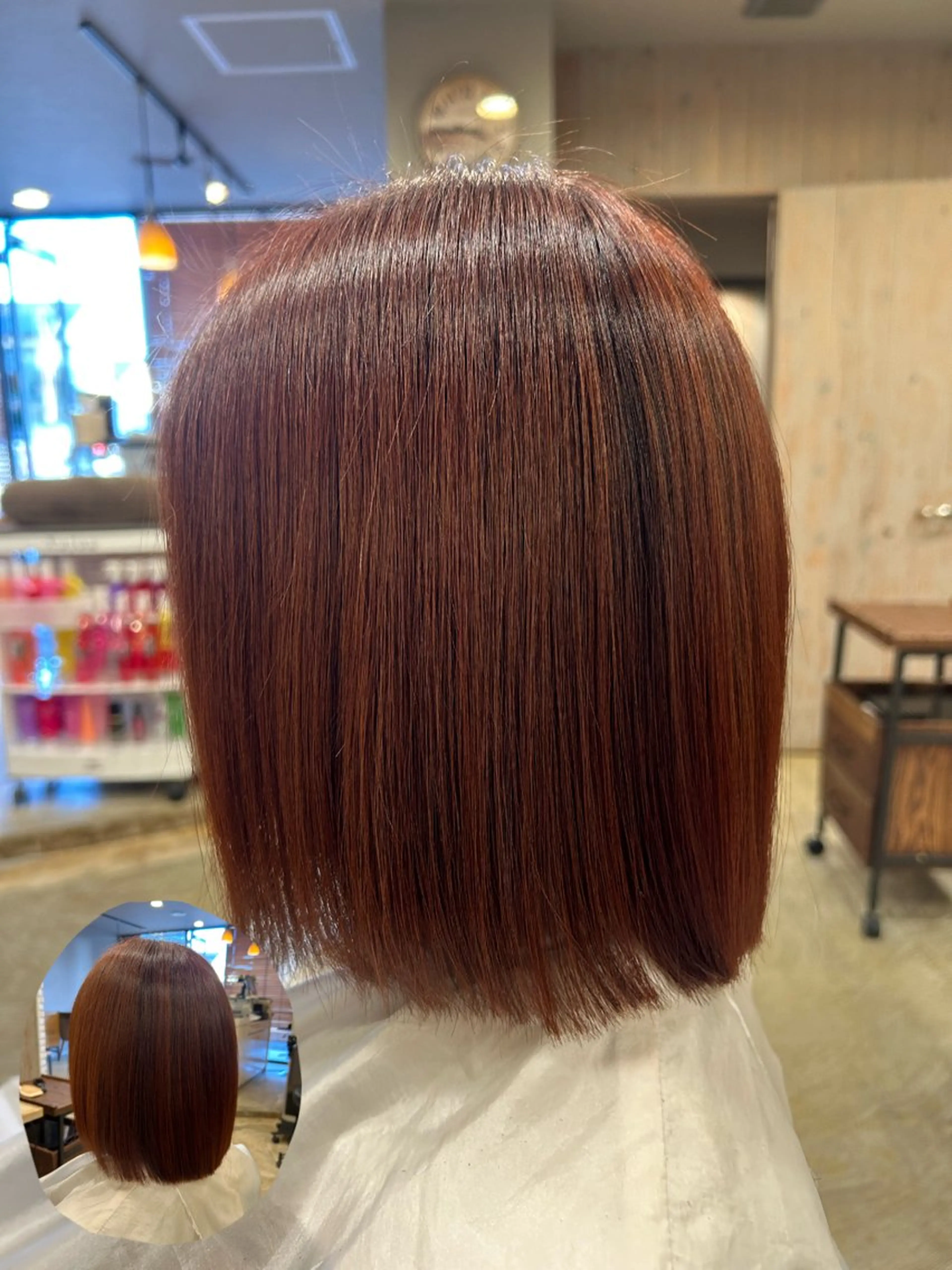 ミディアム ボブ 南條 しほのヘアスタイル