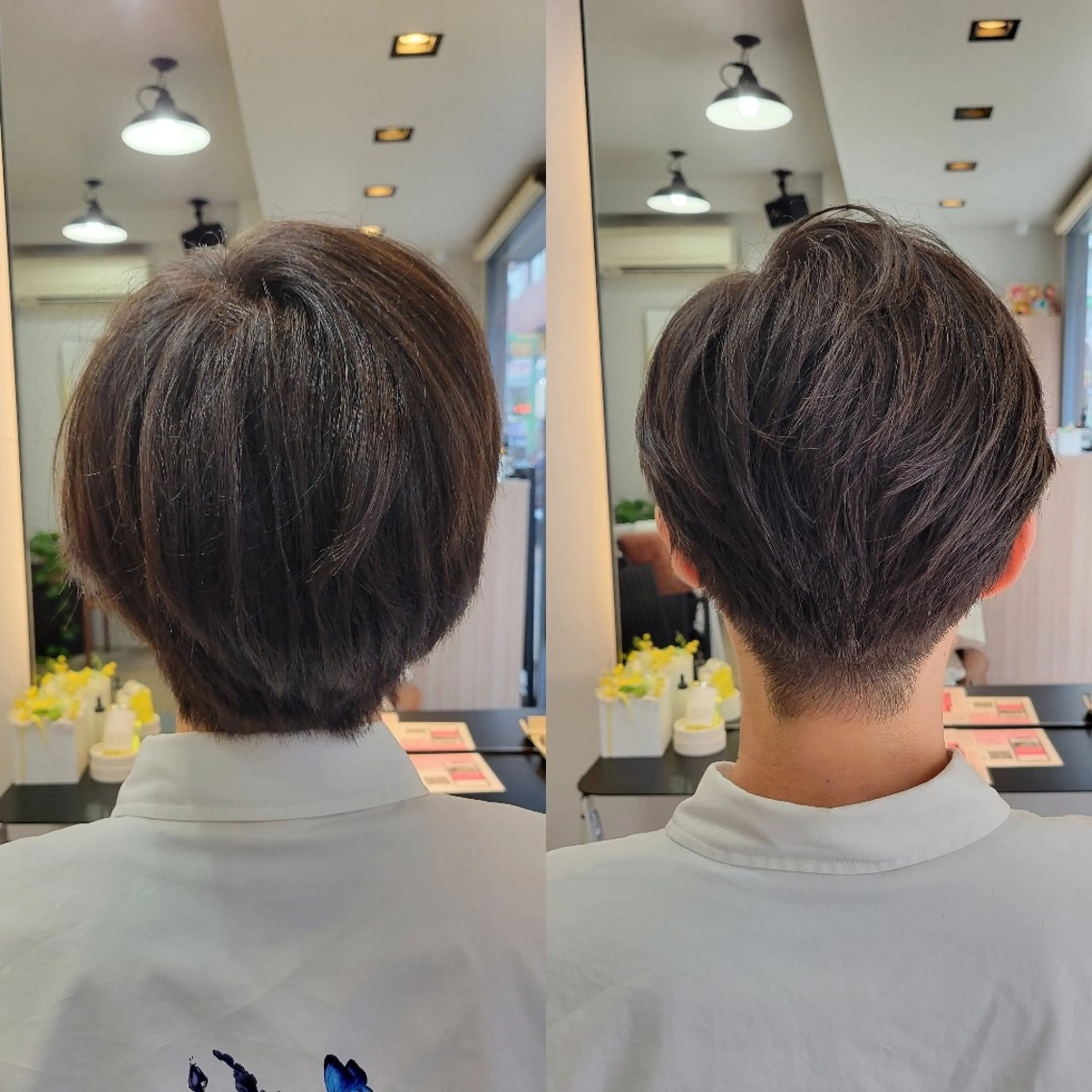 ショート メンズ マッシュ 刈り上げ カット 野村 果音(カノン)のヘアスタイル