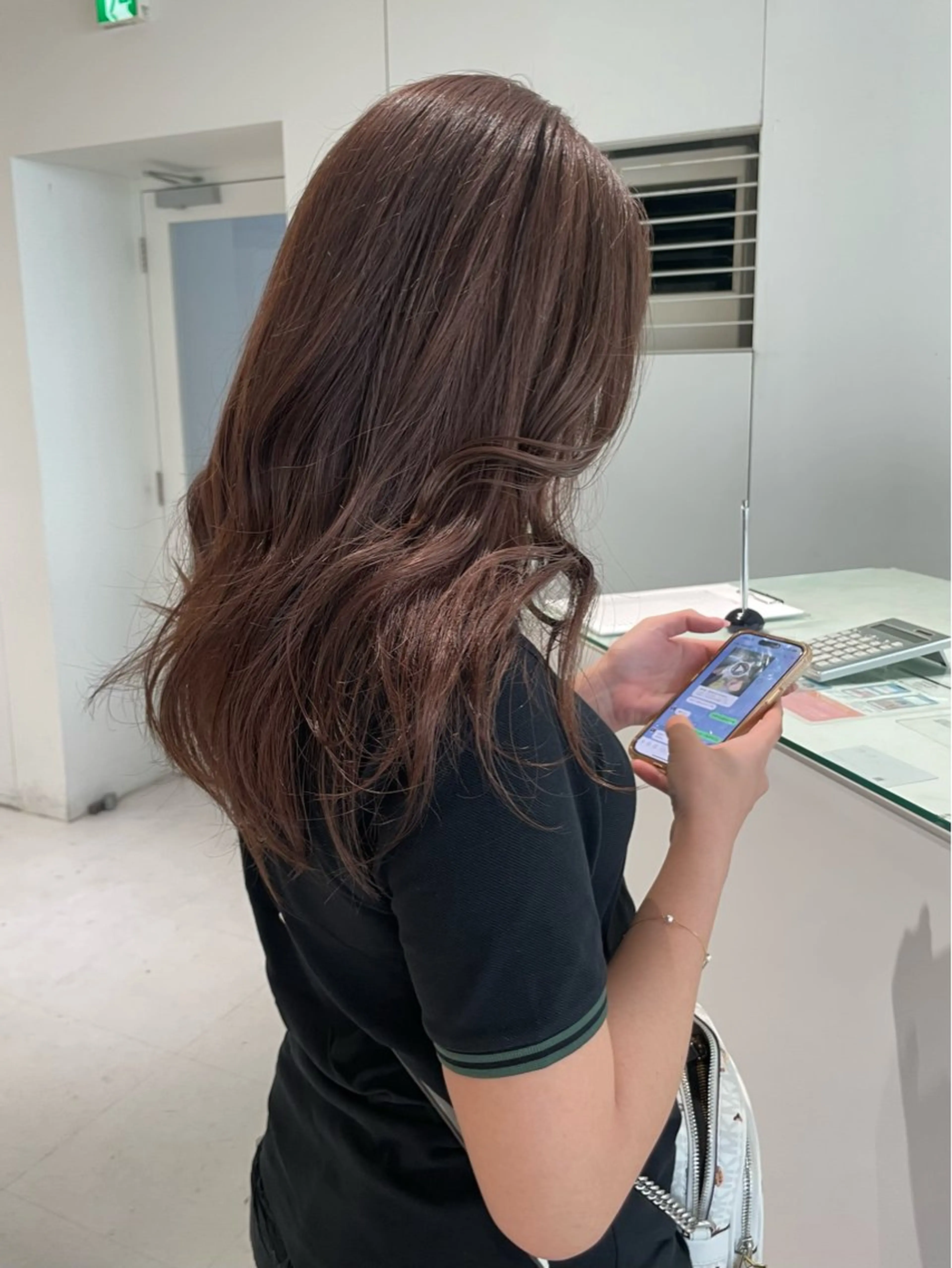 ミディアム カラー カット ヘアカラー トリートメント loely 💞miyuのヘアスタイル