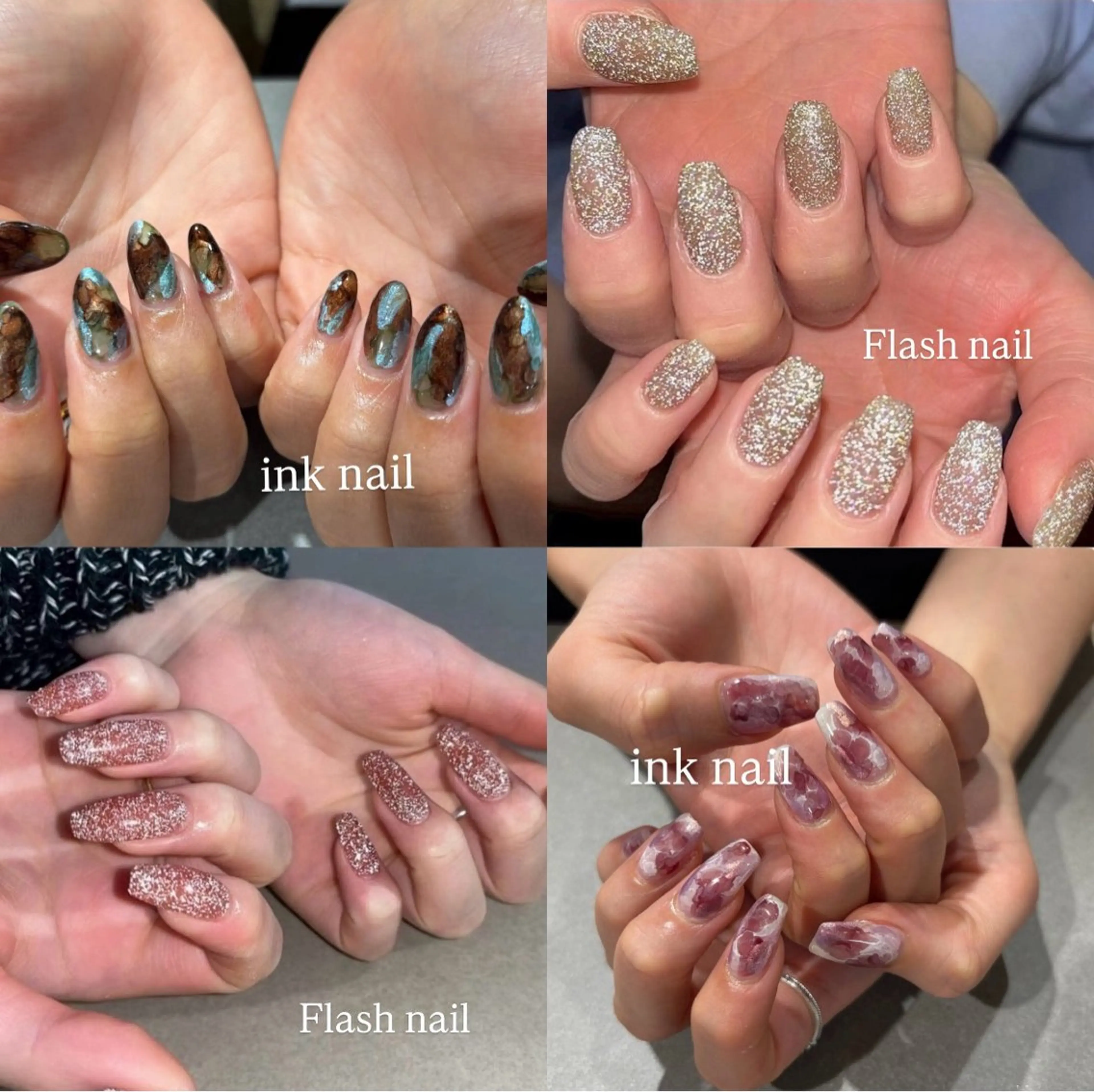 ⭐️インクネイルorフラッシュネイル【オフあり】の写真