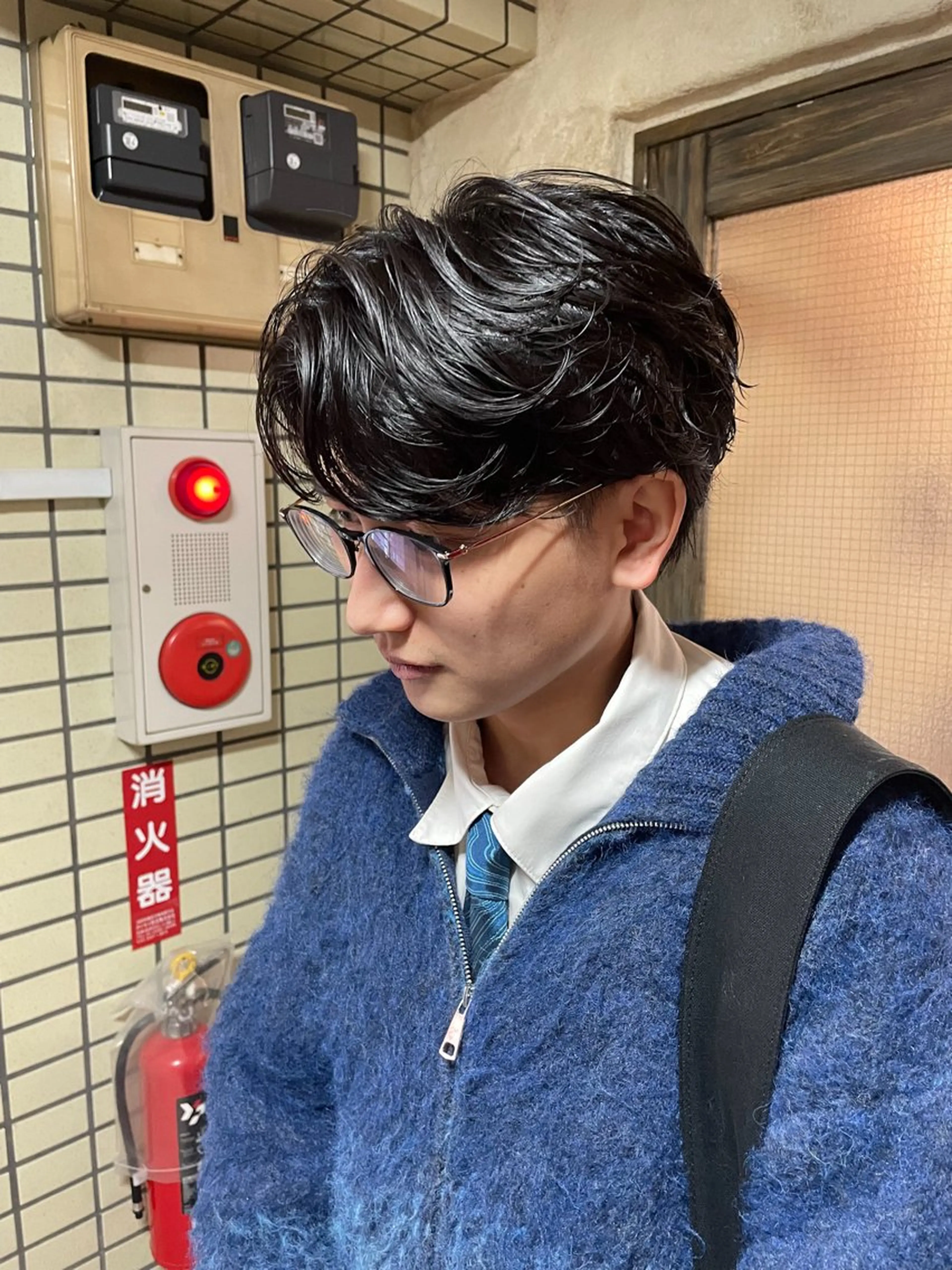 パーマ メンズ 小田 聖也のヘアスタイル
