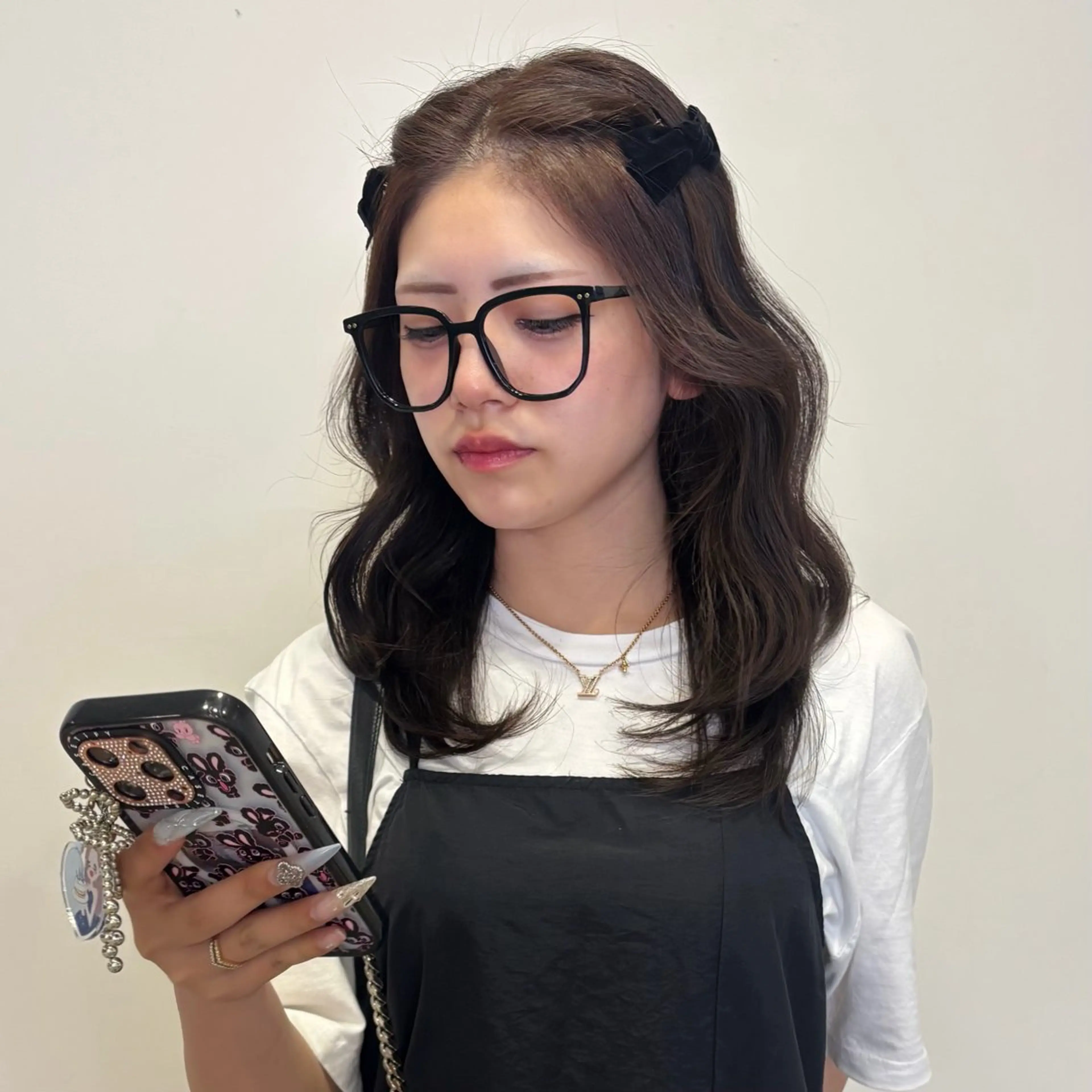 セミロング カラー ヘアカラー トリートメント うる艶カラー/ レイヤー/アスカのヘアスタイル