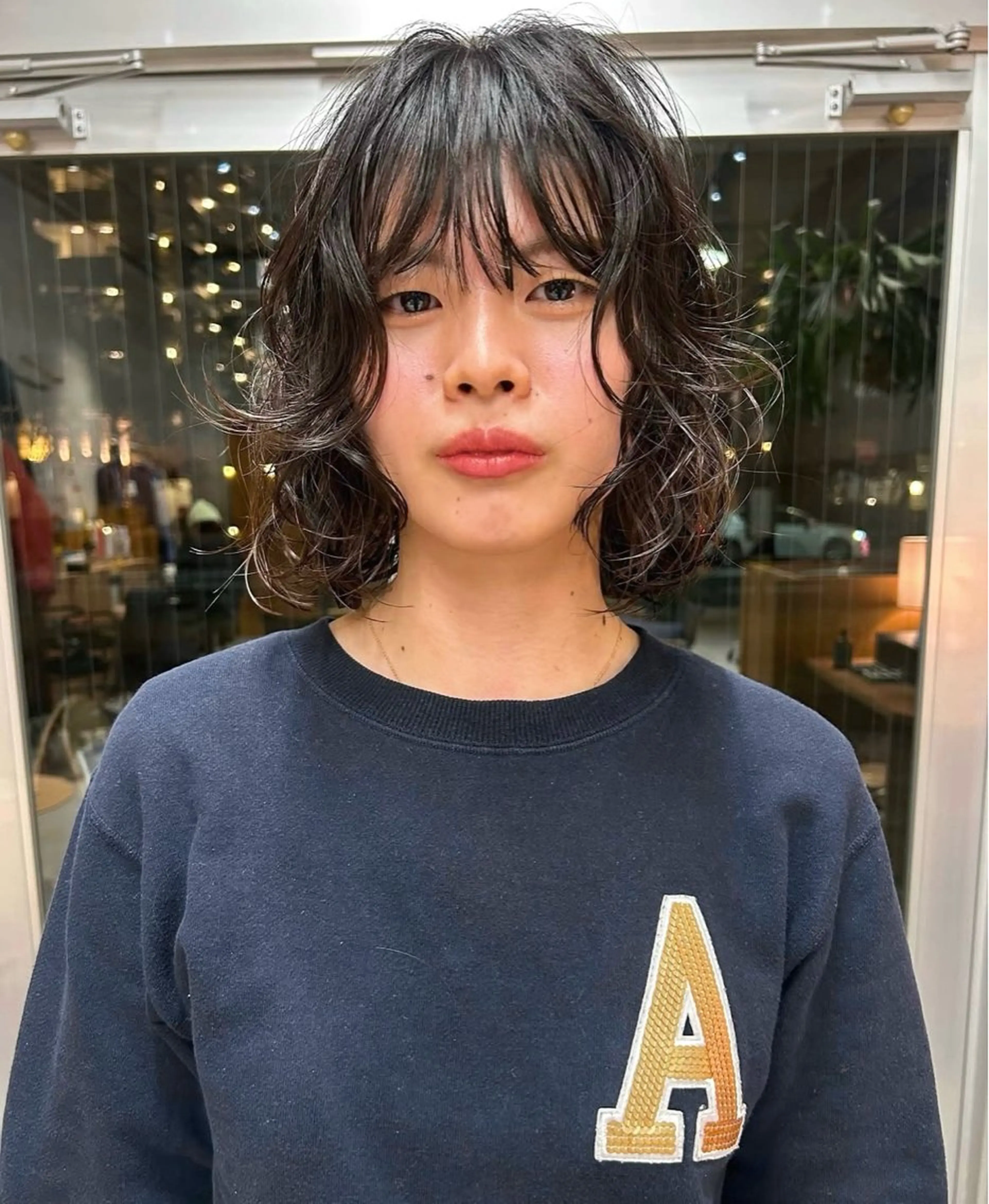 パーマ 柔らかいオリーブ🍃 カラーNatsumiのヘアスタイル