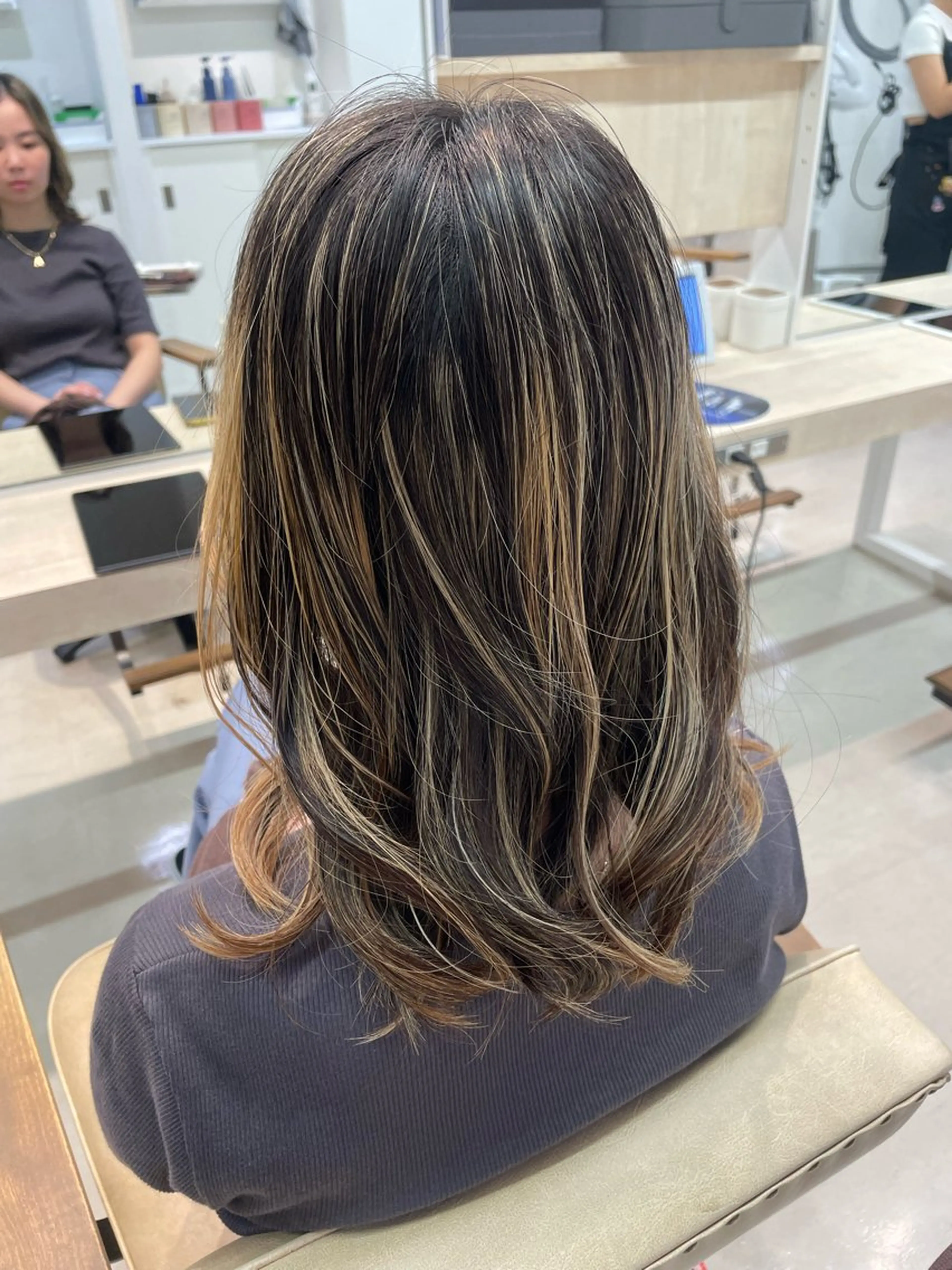 ロング ヘアセット かずや🍀/髪質改善 /艶髪カラー/眉毛のヘアスタイル